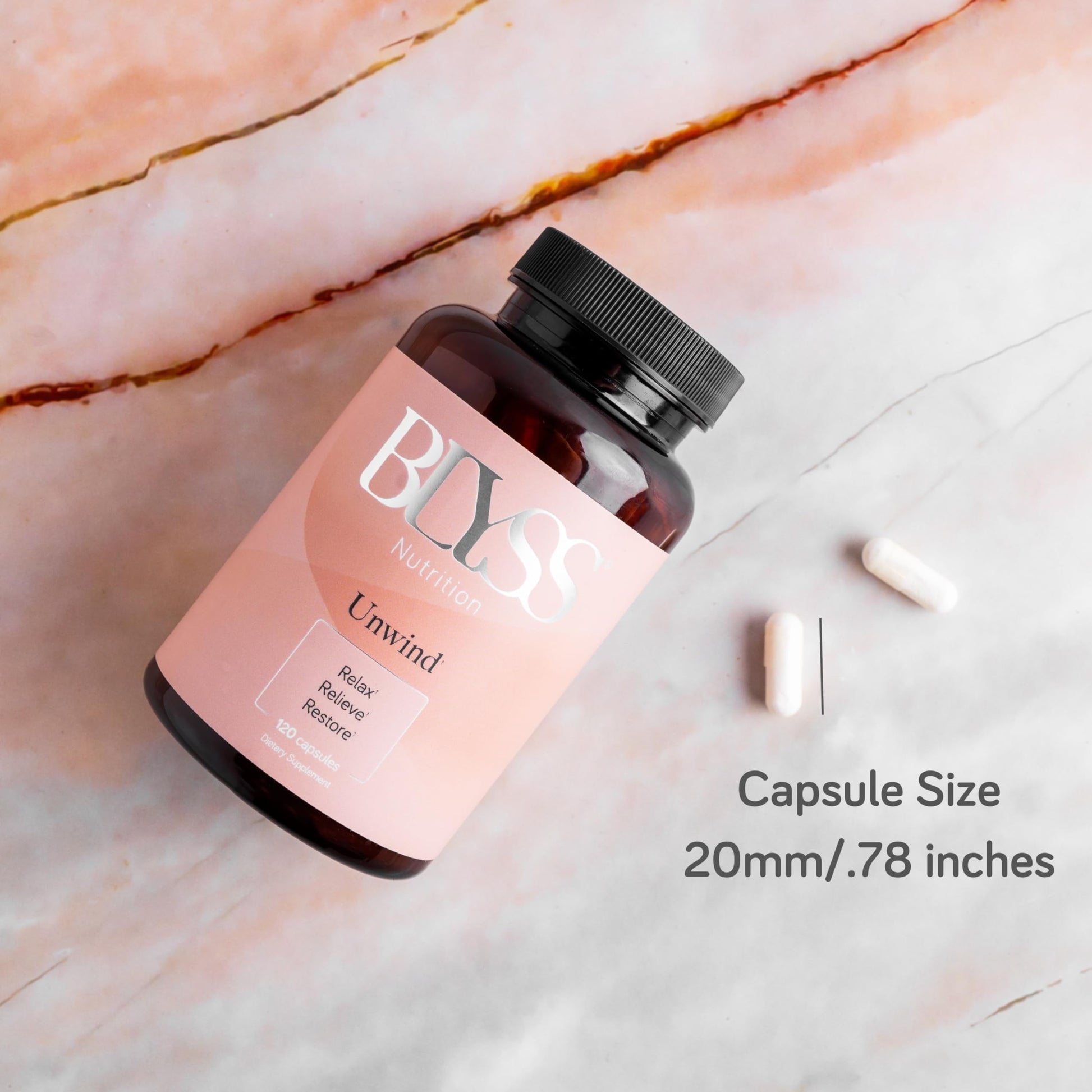 BLYSS Nutrition Magnesium Bisglycinate Capsules for Women - 200mg Chelated Glycinate Magnesium Supplement - Natural Supplements to Support Sleep, Mood Support & Muscle Cramps - 120 ct BLYSS Nutrition Au supplements
