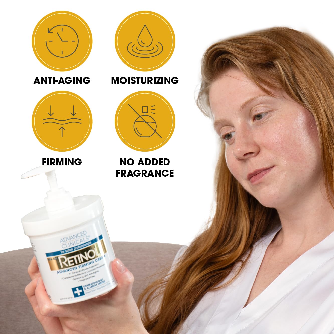 Advanced Clinicals Retinol Body Butter Lotion Moisturizer Face Lotion & Body Cream Advanced Clinicals Au supplements