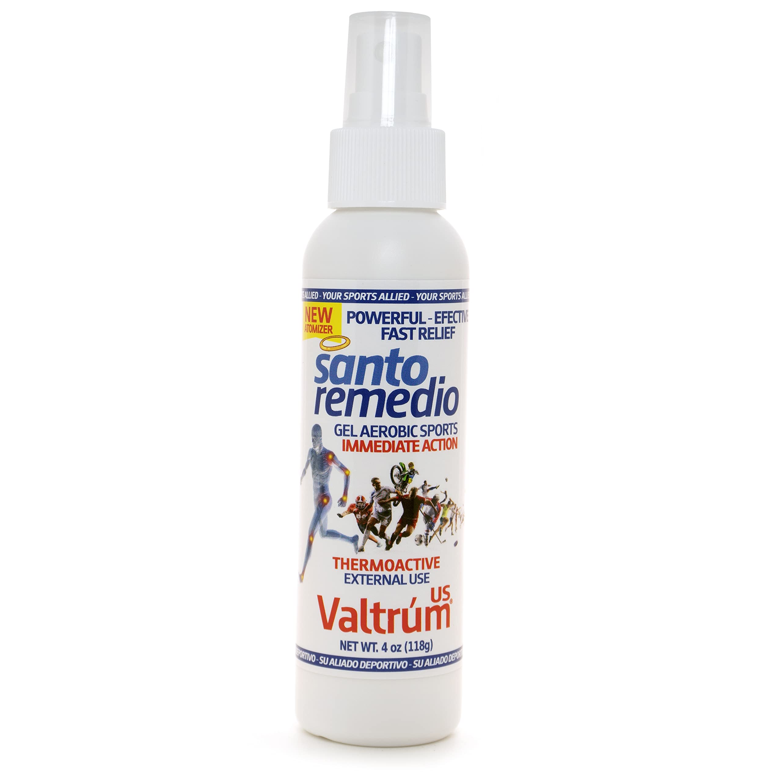 Valtrum Santo Remedio Pain Relief Spray, 4 Oz Valtrum Au supplements