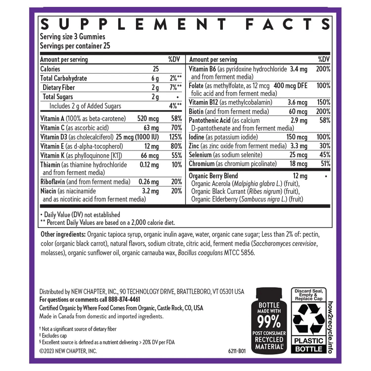 New Chapter Women’s Multivitamin Gummies - 59% Less Sugar, Women’s Gummy Vitamins with Vitamin C, D3 & Zinc New Chapter Au supplements