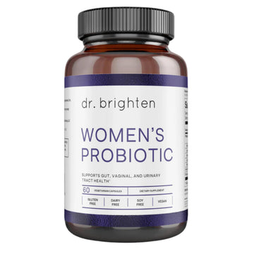 Dr. Brighten Women’s Probiotic - Probiotics, Prebiotics with Antioxidants & Sunfiber for Healthy Hormones, Balanced Female Microbiome, Ovaries and Immune Health - 60 Capsules Dr. Brighten Au supplements