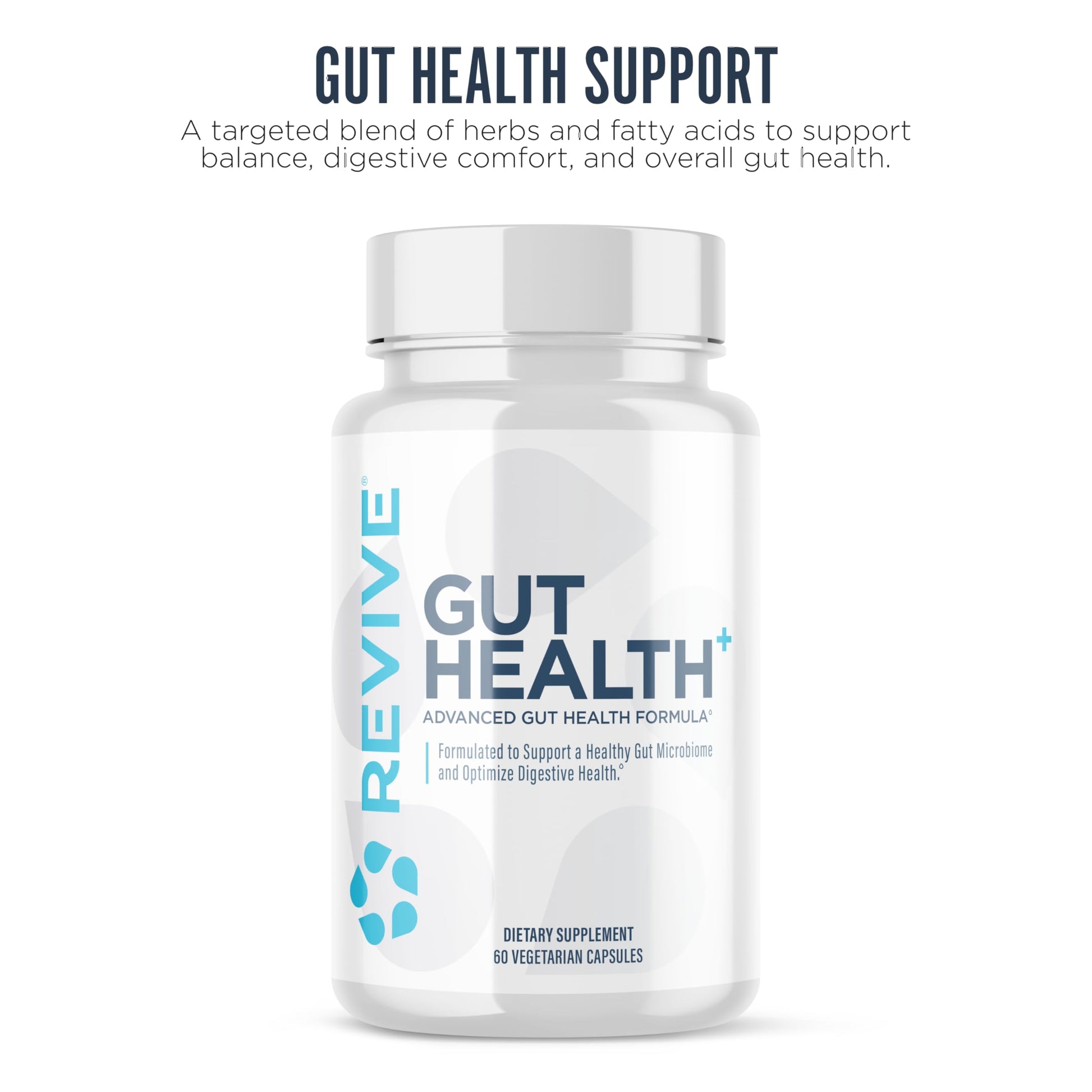 Revive MD Gut Health Supplements for Men & Women - Daily Gut Repair & Digestive Health Support Formula with Thyme, Oregano & Milk Thistle - Vegan-Friendly, Gluten-Free (60 Capsules, 30 Servings) Revive Au supplements