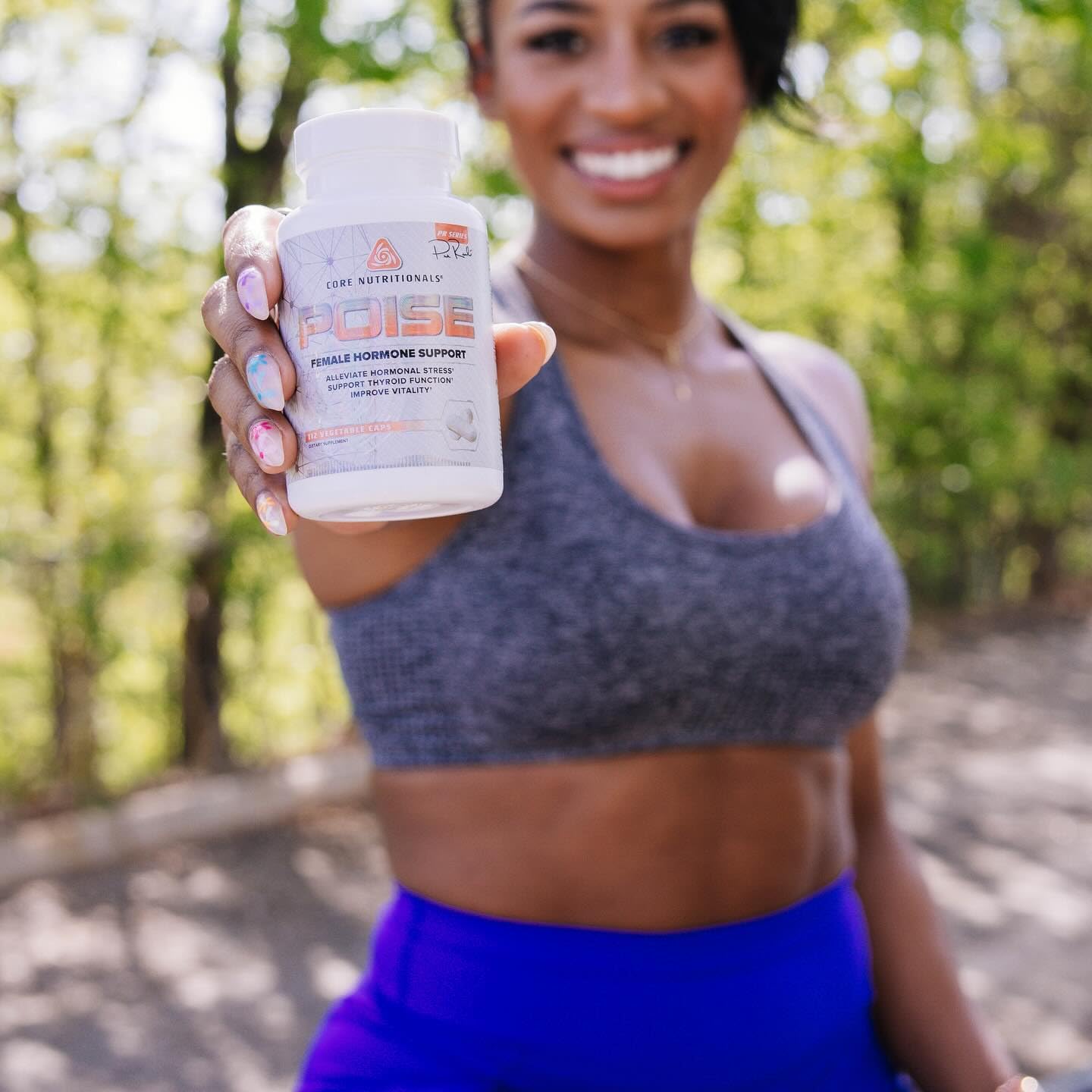 Core Nutritionals Poise Female Hormone Support | Thyroid Hormone Balance & Menstrual Support | with Magnesium & Iodine | Antioxidant Rich | 112 Vegetable Capsules Core Nutritionals Au supplements