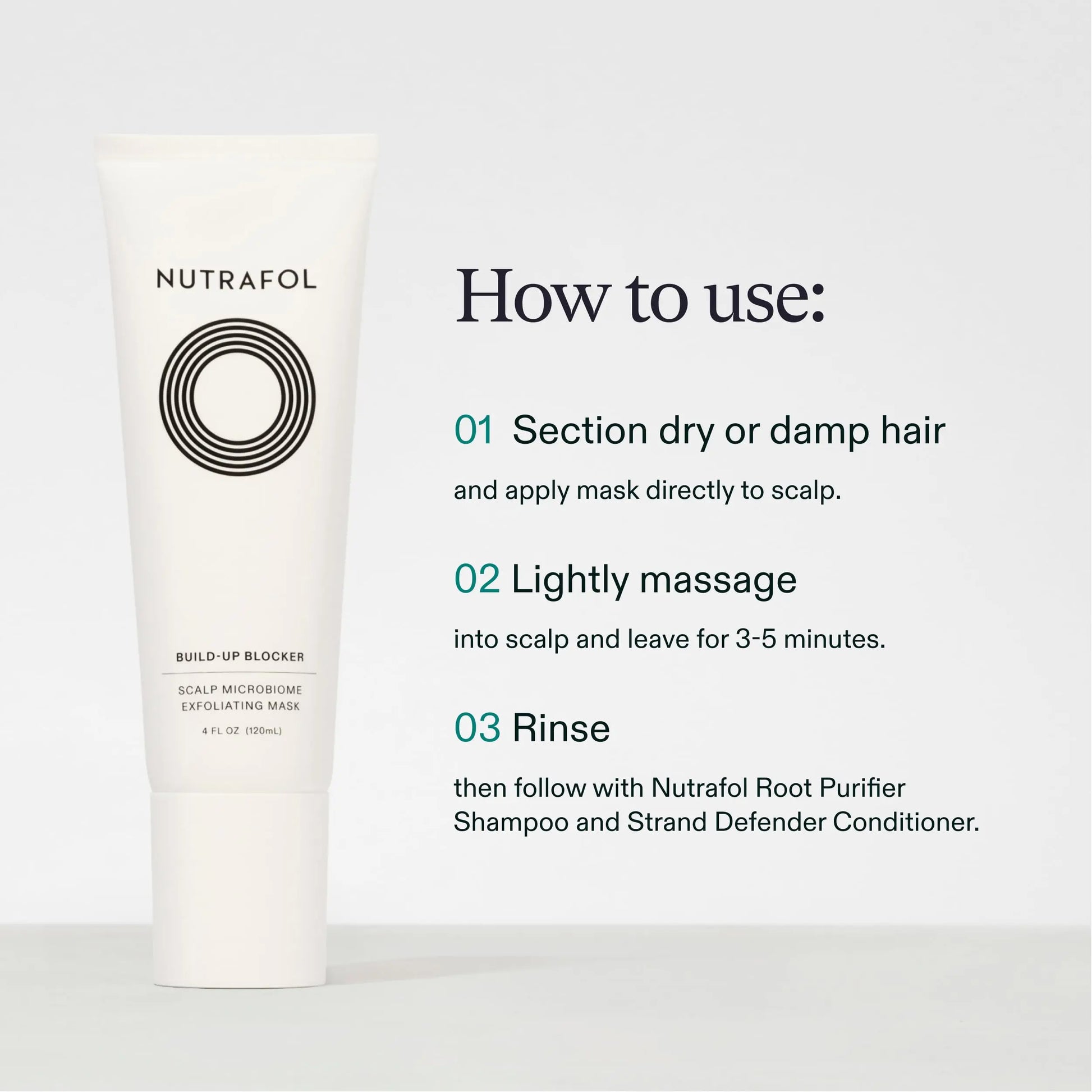 Nutrafol Exfoliating Scalp Mask, Eliminates Product Build-up and Oil for Healthier Hair and Scalp, Physician-formulated for Thinning Hair, Color and Extension Safe - 4 Fl Oz Bottle Nutrafol Au supplements