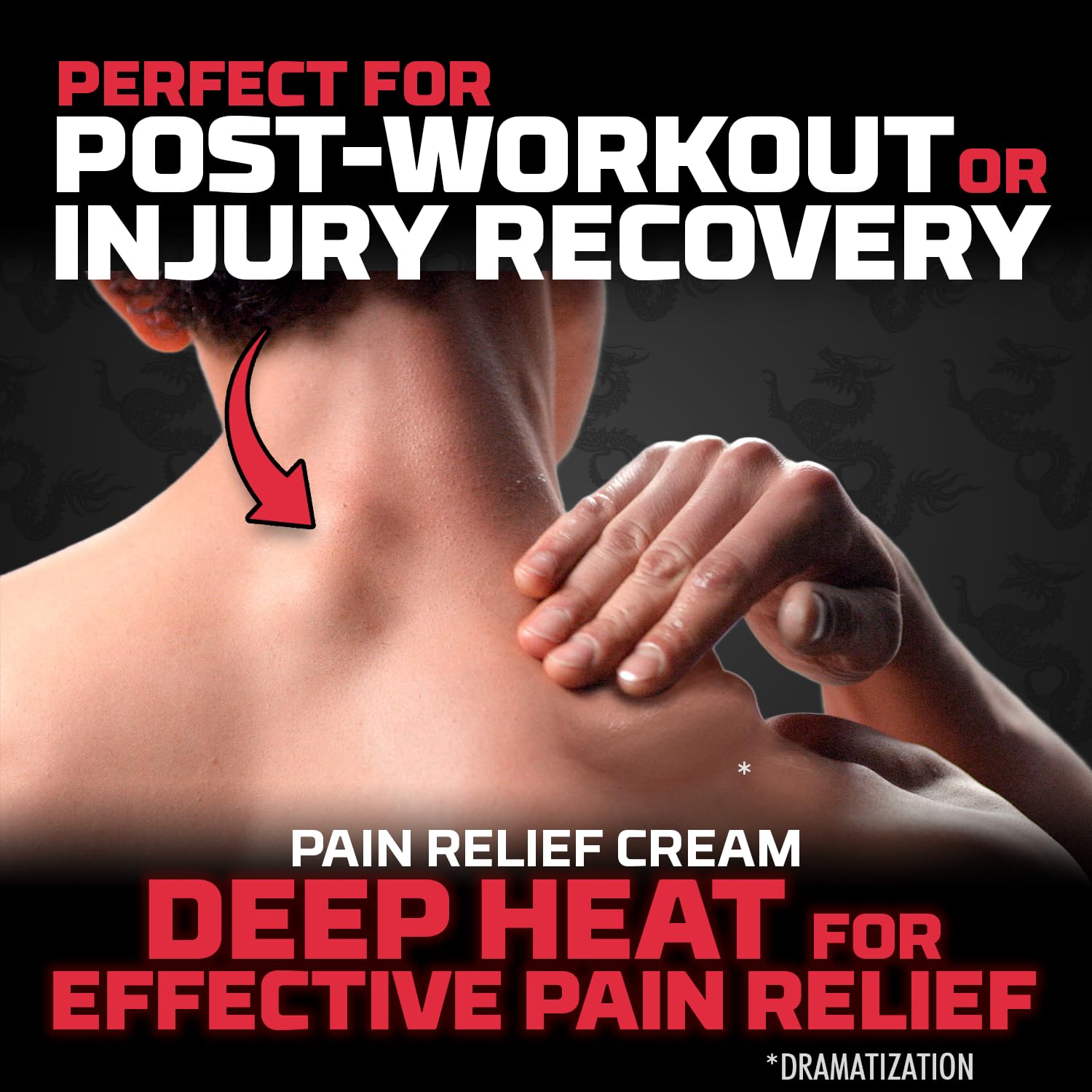 Pomada Dragon Ultra Strength Pain Relief Cream, Strength Muscle Rub for Joint, Shoulder, Knee Pain, Sore Muscle Relief, Topical Analgesic with Camphor & Menthol, 2 Oz DRAGON Au supplements