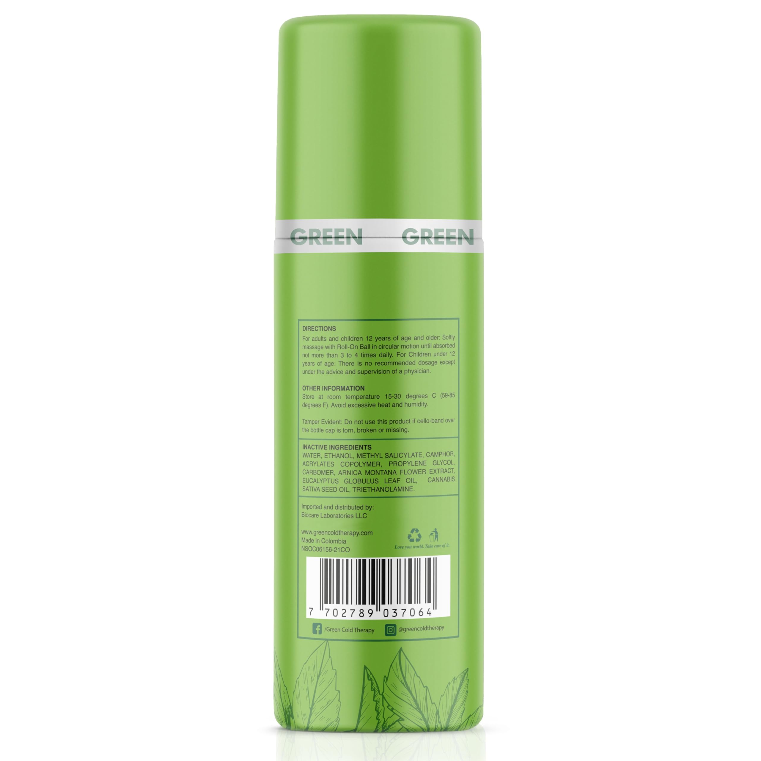 Ross D’Elen Green Menthol ROLL-ON 3-Pack ROSS D'ELEN Au supplements