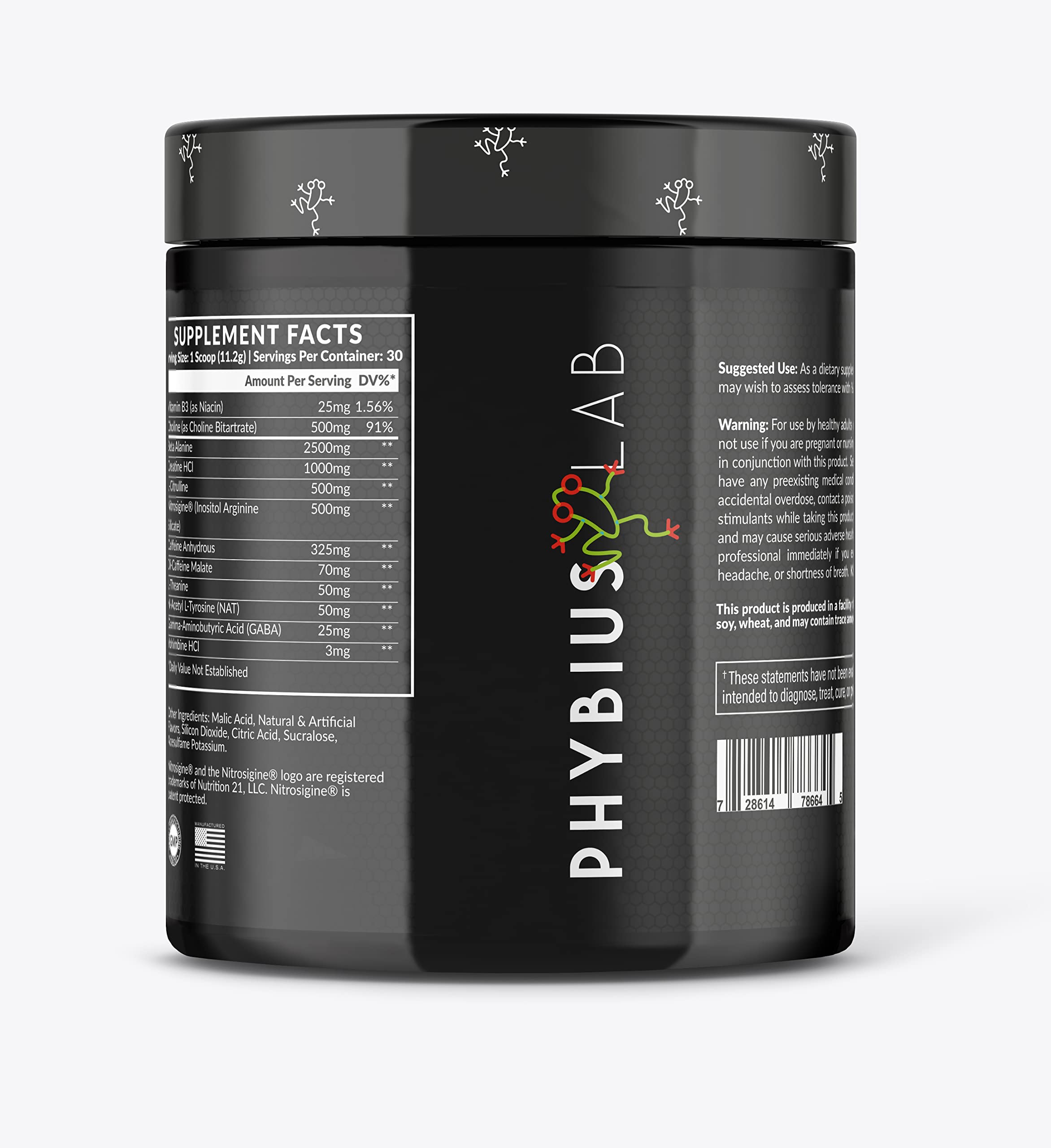 PHYBIUS Lab AM Pre-Workout (Sour Watermelon) Focus, Strength, Powder, 30 Servings PHYBIUS Lab Au supplements
