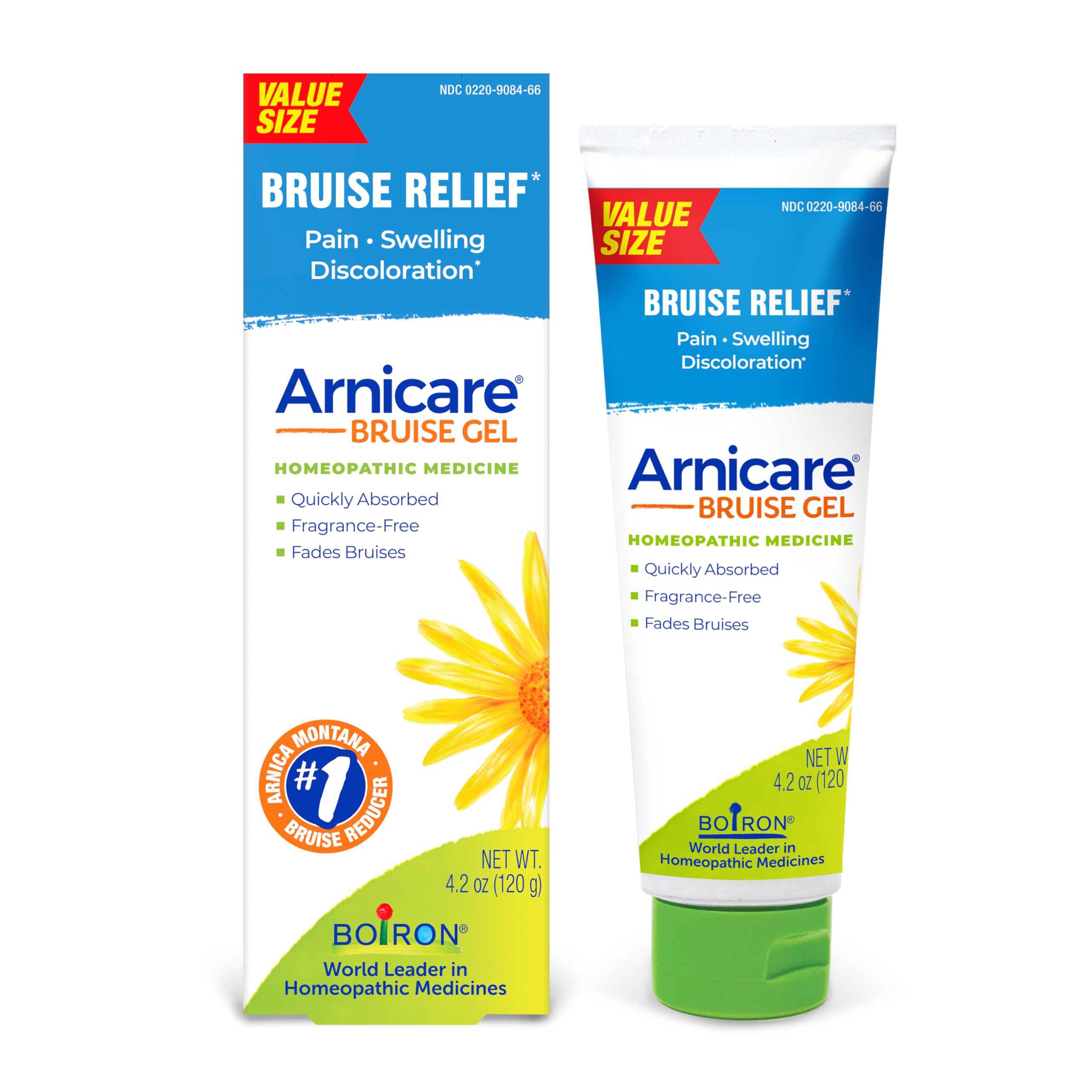 Boiron Arnicare Bruise Gel for Pain, Inflammation or Swelling, Soreness, and Discoloration - Non-greasy and Fragrance-Free - 4.2 oz Boiron Au supplements