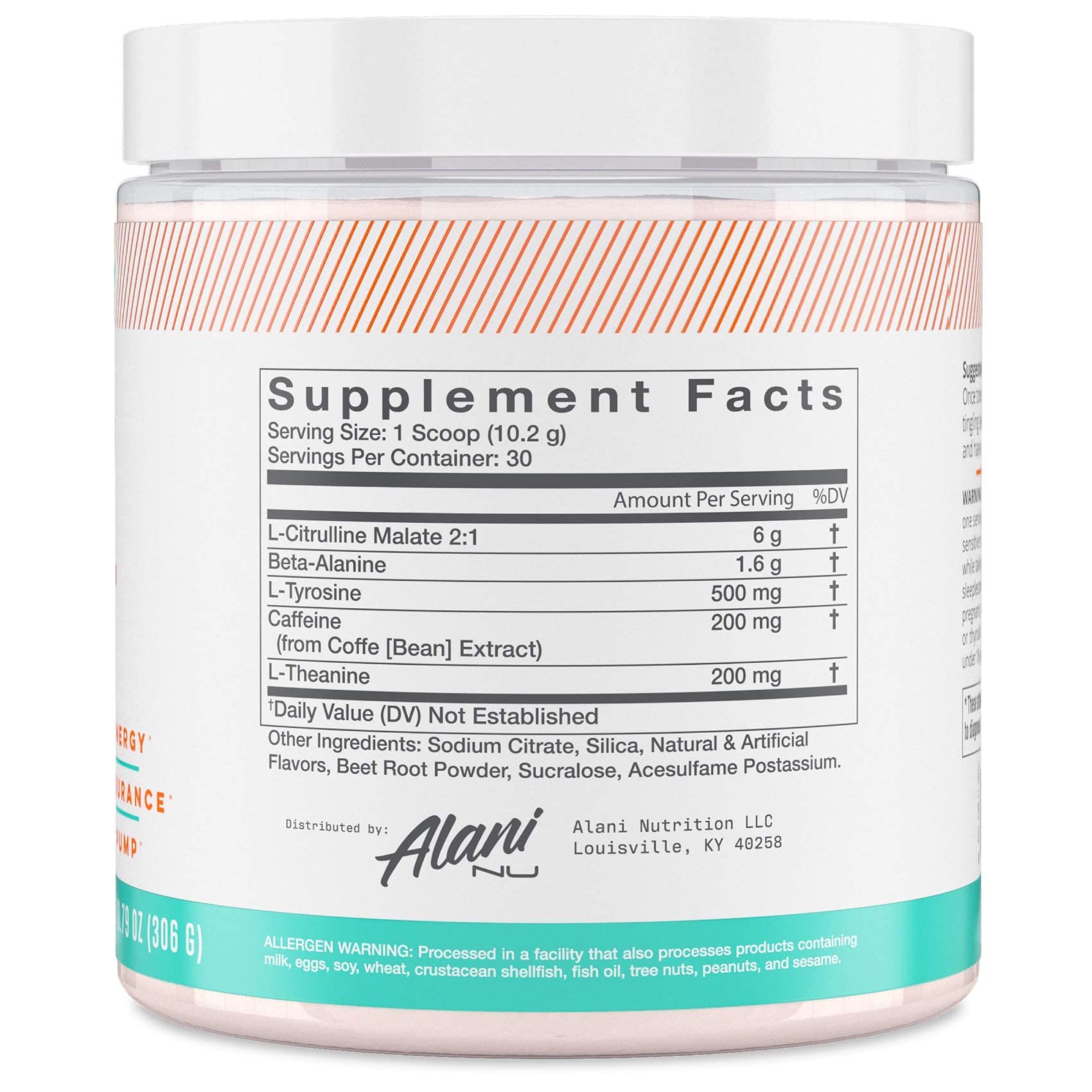Alani Nu Pre Workout Powder | Amino Energy Boost | Endurance Supplement Alani Nu Au supplements