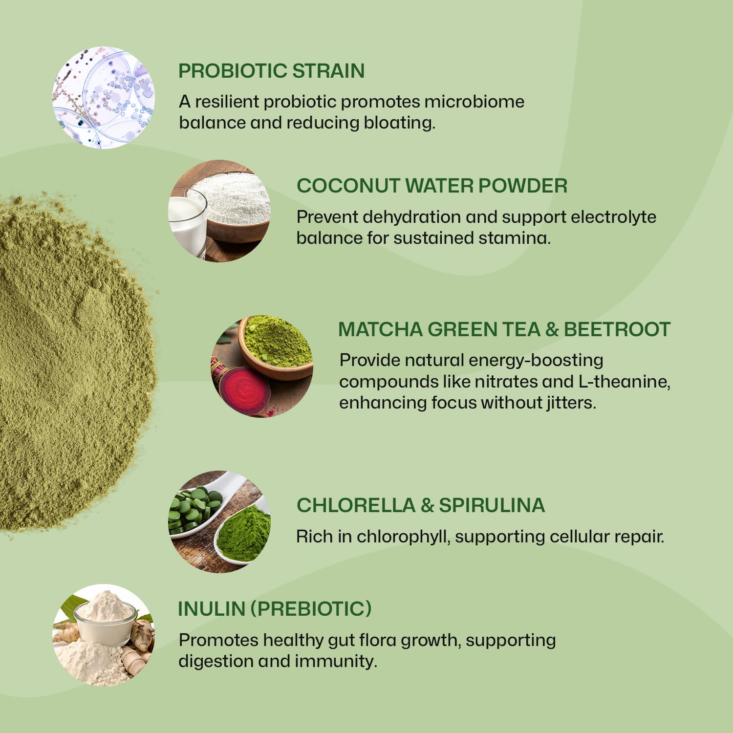 ColonBroom Superfood Greens Powder Supplement | Super Greens Juice Powder with Probiotics, Prebiotics, Spirulina & Chlorella | Natural for Energy, Immunity, Digestion & Detox Support | 28 Servings ColonBroom Au supplements