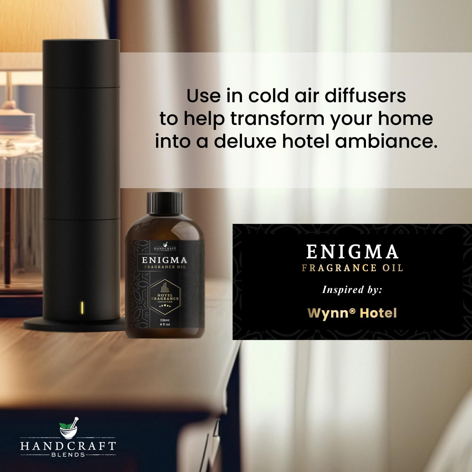 Handcraft Blends Hotel Fragrance Oil Enigma Scent – Luxury Hotel Collection Diffuser Oil Scents Handcraft Blends Au supplements