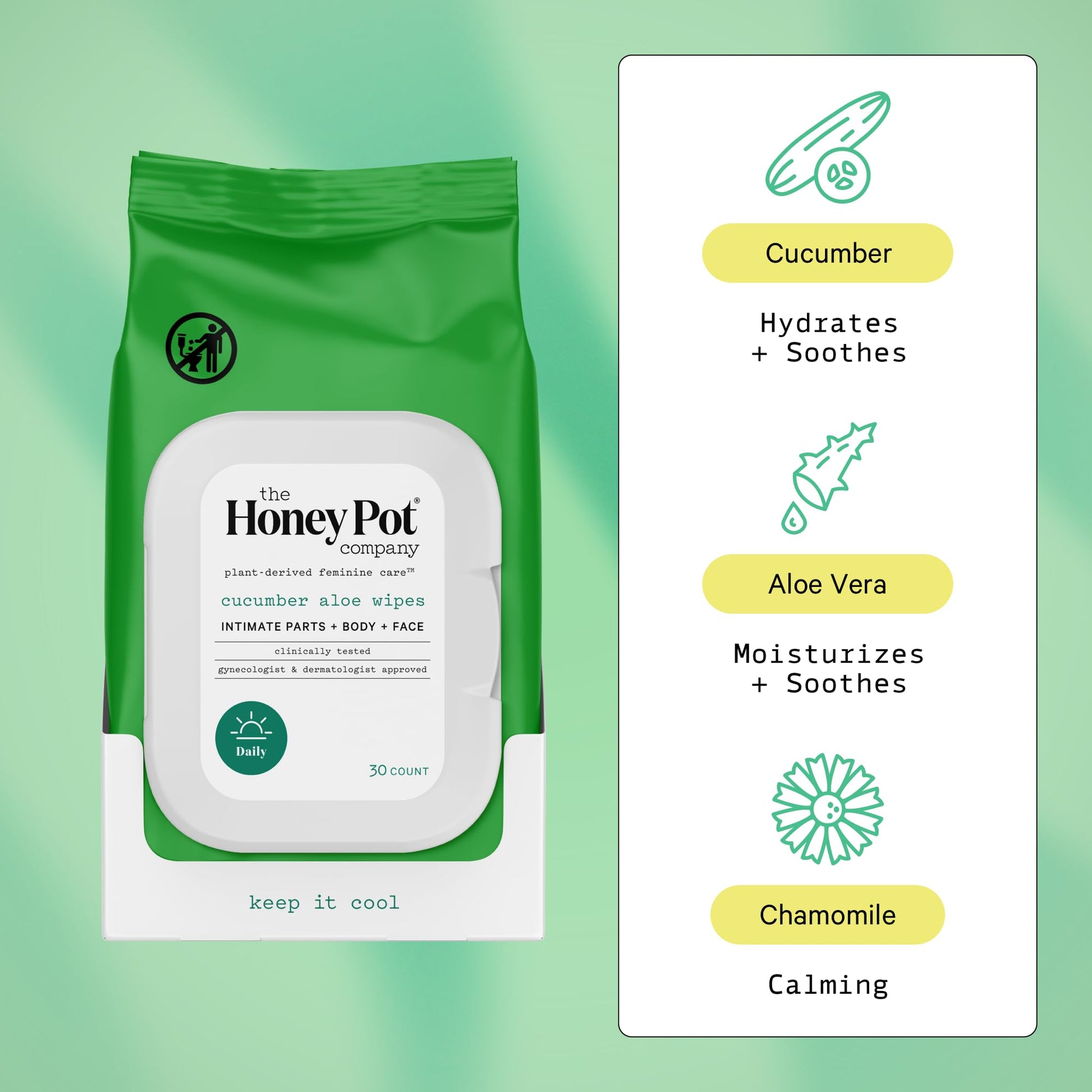 The Honey Pot Company - Feminine Wipes - Daily PH Balancing and Sulfate Free Feminine Products The Honey Pot Company Au supplements