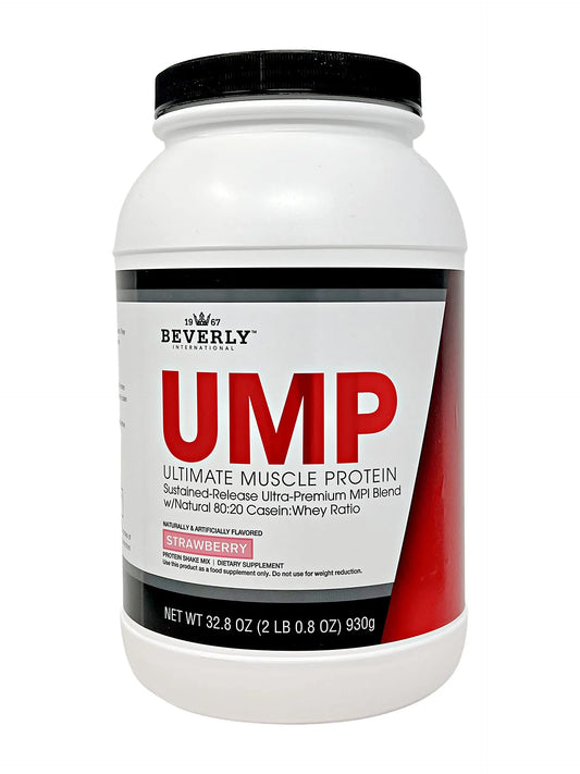 Beverly International UMP Protein Powder, Strawberry. Unique Whey-Casein Ratio Beverly InternationalAU supplements