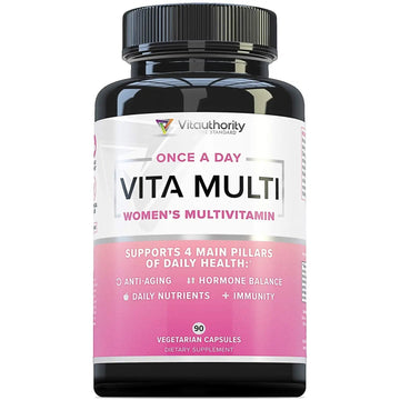 Vitauthority Multivitamin for Women Women’s Daily Multi-Vitamin Supplement with DIM, Iodine, Ashwagandha Supports Youthful Complexion Vitauthority Au supplements