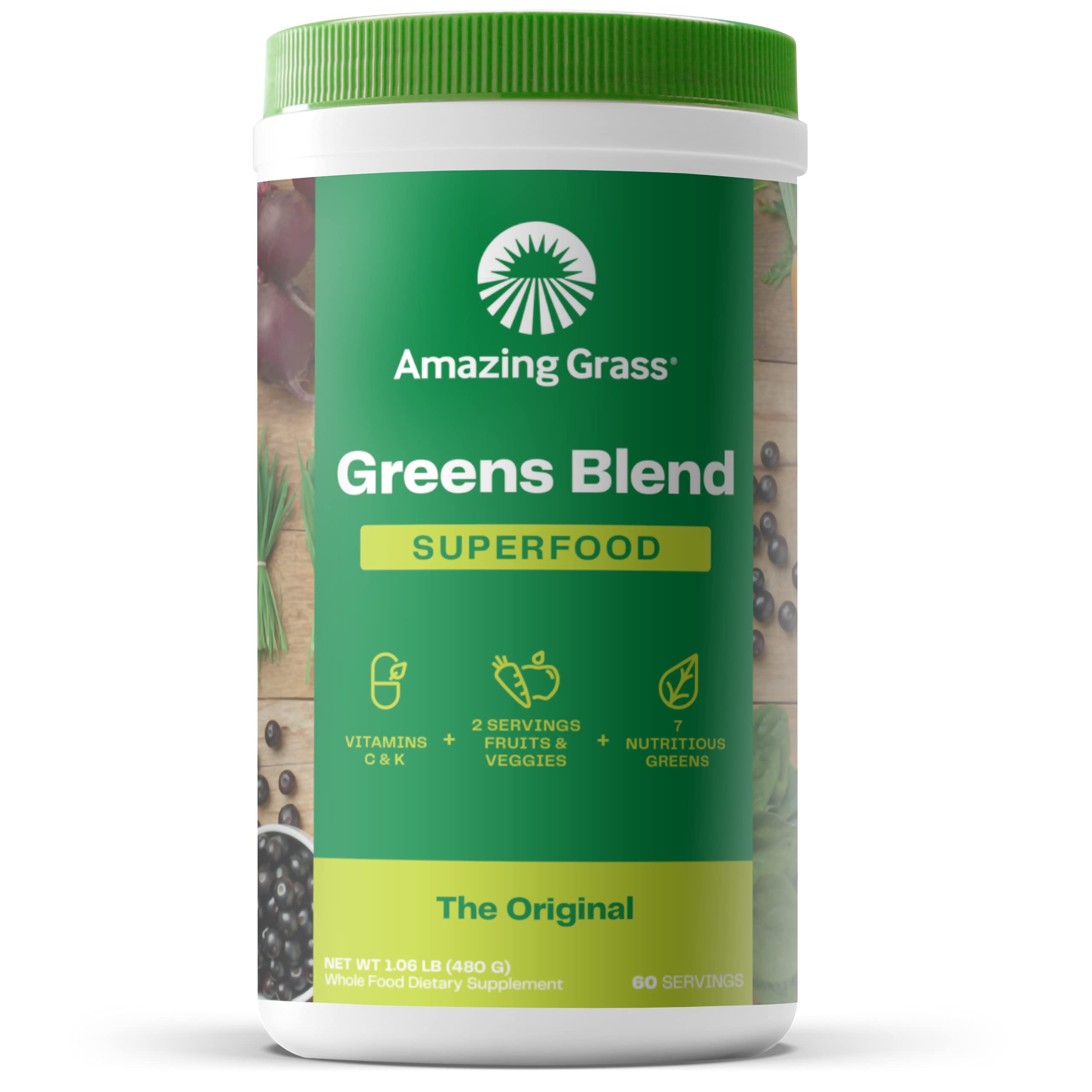Amazing Grass Greens Blend Superfood: Super Greens Powder Smoothie Amazing Grass Au supplements