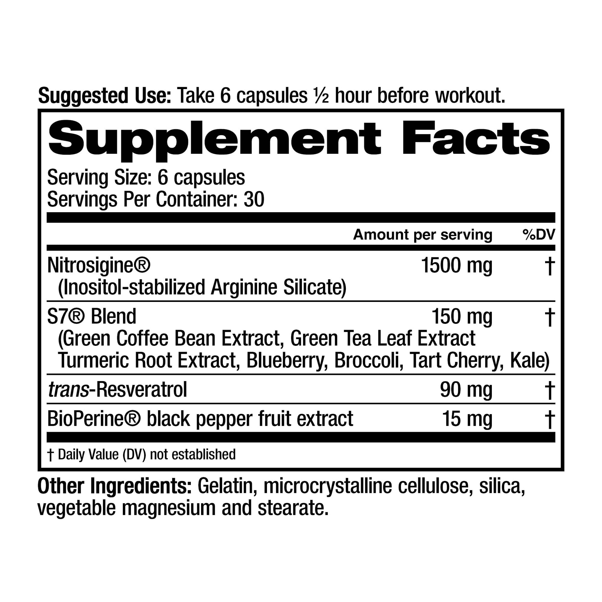 Juvenon GoldMember Lift Nitric Oxide Supplement – Nitrosigine, Trans-Resveratrol, S7 Plant Blend, BioPerine – Circulation, Energy & Muscle Support – 180 Capsules Juvenon Au supplements