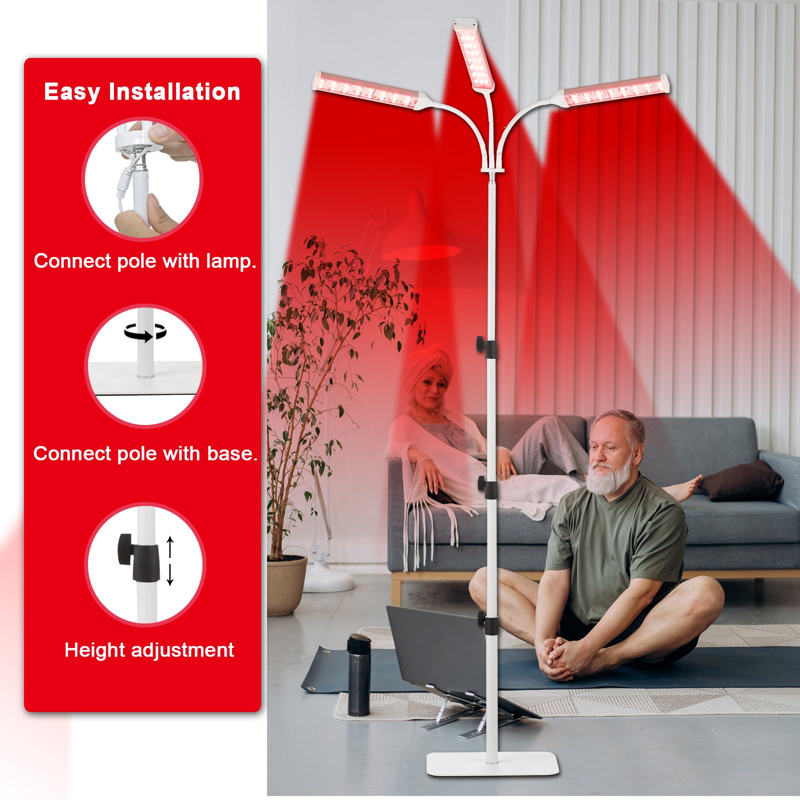 Akarishin Red Light Therapy Lamp- 660nm Red Light,850nm & 940nm Infrared Light Therapy Akarishin Au supplements