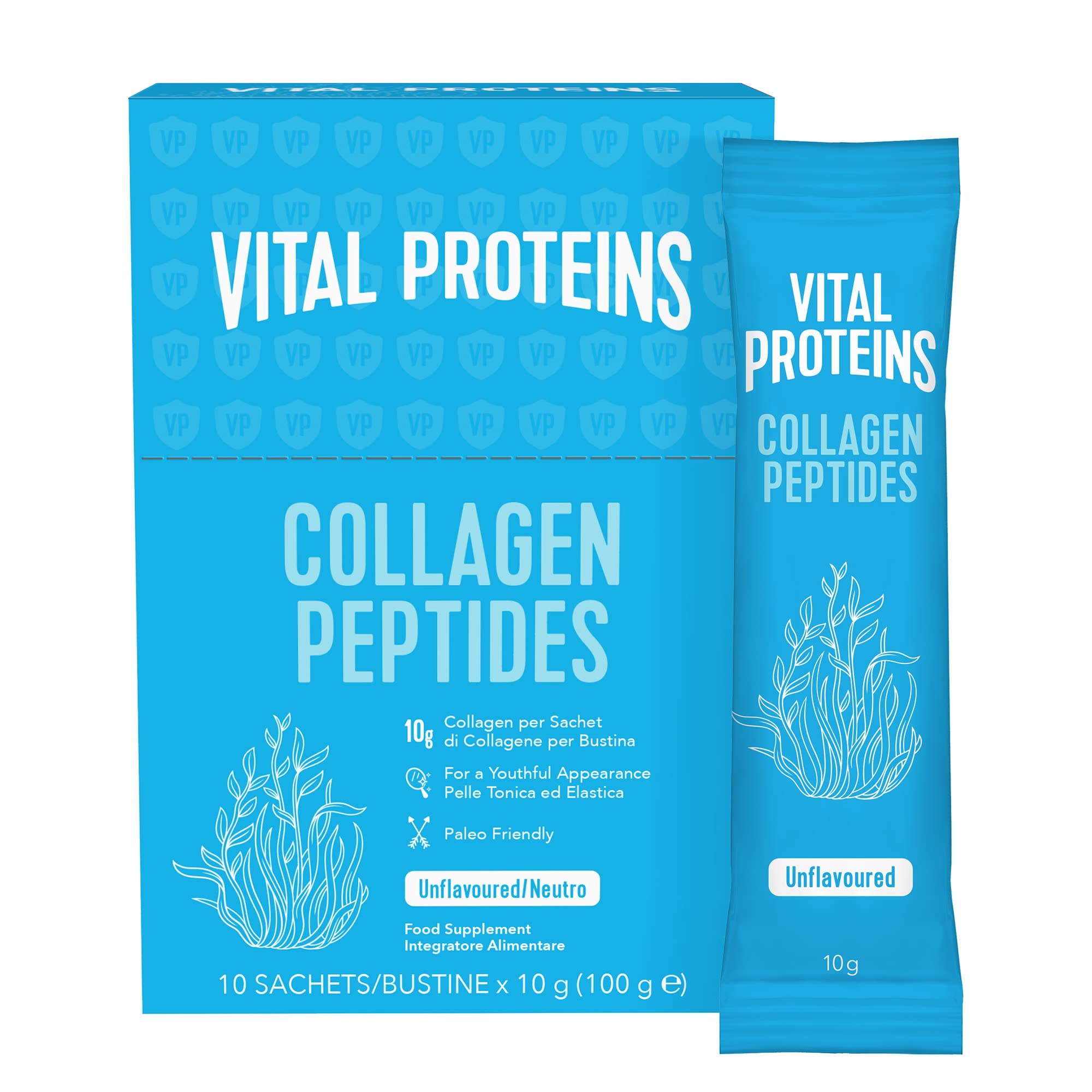 Vital Proteins Collagen Peptides Powder Supplement Travel Packs Unflavored Skin Hair NAI Joint Health 10g per VITAL PROTEINS Au supplements