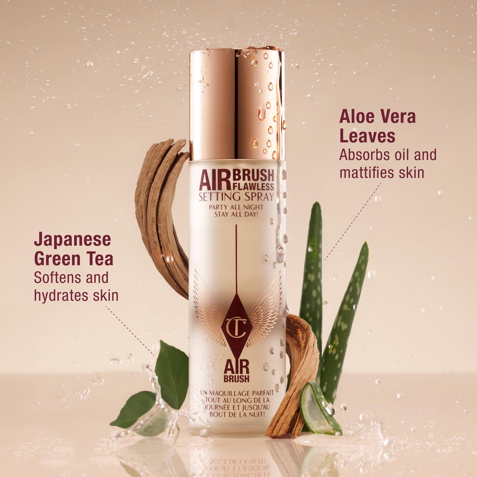 Charlotte Tilbury Airbrush Flawless Setting Spray - Ultra-Fine Hydrating Mist to Prime & Set Face Makeup For Up to 16Hr - Soothes, Blurs Pores & Calms Skin (100ml) Charlotte Tilbury Au supplements