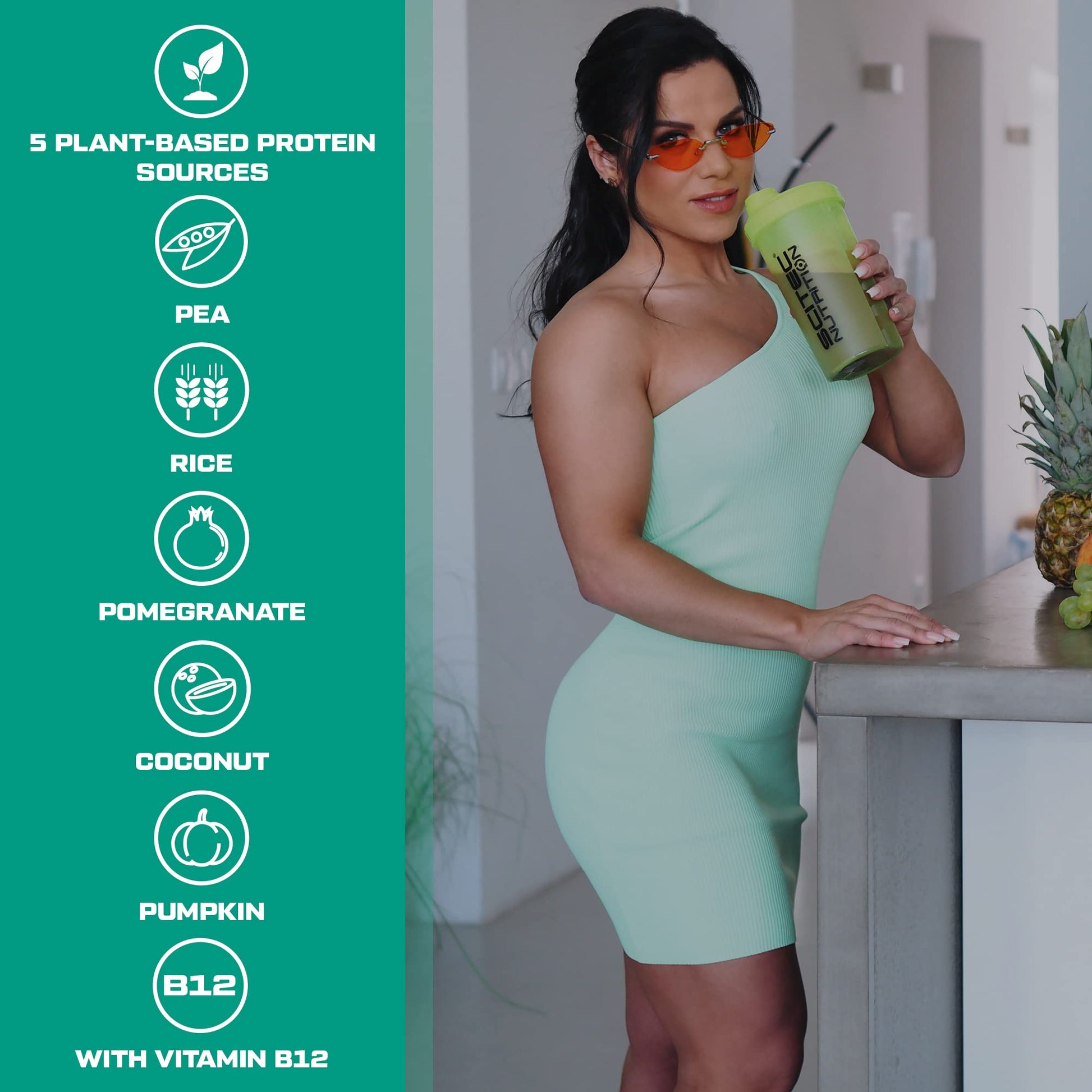 Scitec Nutrition 100% Vegan Protein – 5 Plant-Based Protein Sources – Fortified with Vitamin B12 Scitec Nutrition Au supplements