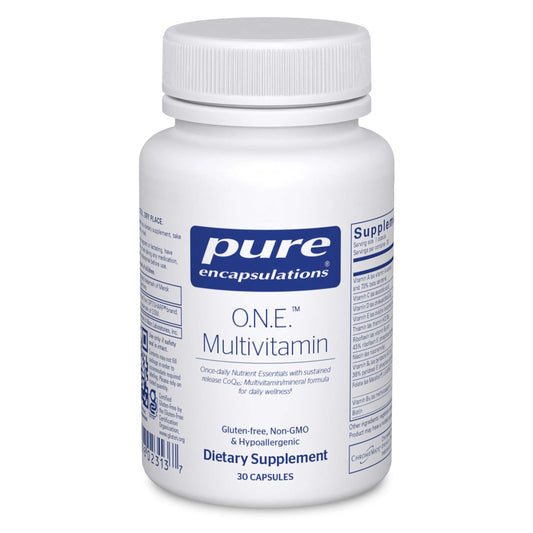 Pure Encapsulations O.N.E. Multivitamin - Once Daily Multivitamin with Antioxidant Complex Metafolin, CoQ10, and Lutein to Support Vision, Cognitive Function, and Cellular Health* - 30 Capsules Pure EncapsulationsAU supplements