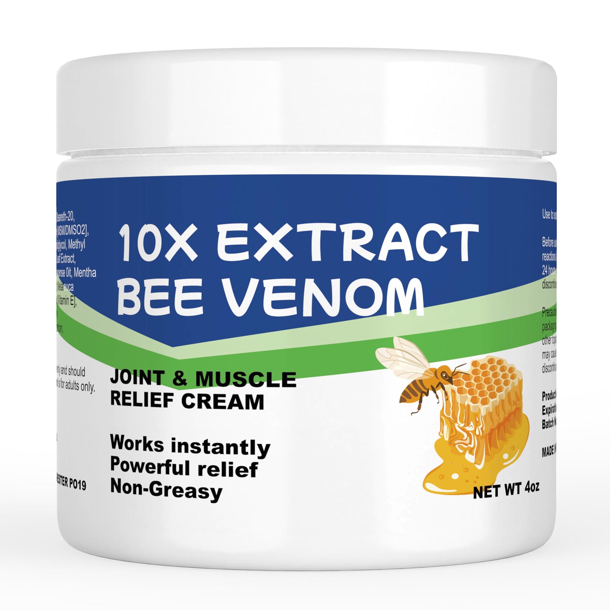 AEROMAXX Zealand Bee Venom Serum Treat Cream, Professional for Joint, Muscle, Bone, 24h Fast Release, Effective Soothing for Back, Neck, Hand, Foot, Knee, Muscle, Shoulder, Hip, Nerve, Vitamin B6 AEROMAXX Au supplements