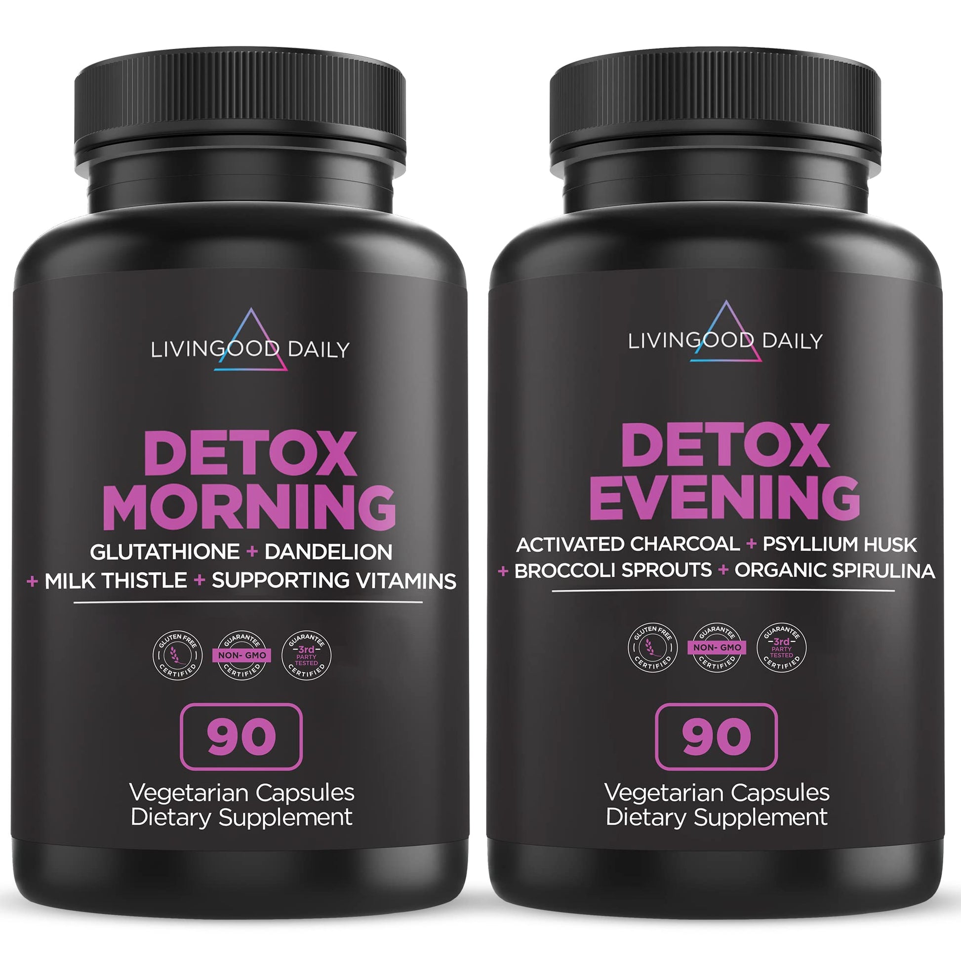 Livingood Daily Detox Pills - Full Body Detox Cleanse for Women & Men with Milk Thistle Livingood Daily Au supplements