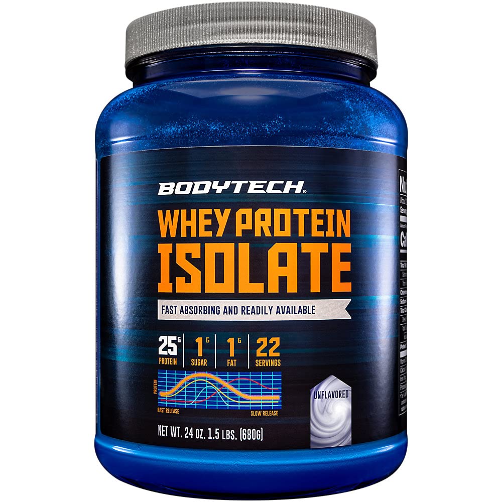 BODYTECH Whey Protein Isolate Powder - with 25 Grams of Protein per Serving & BCAA's BODYTECH Au supplements