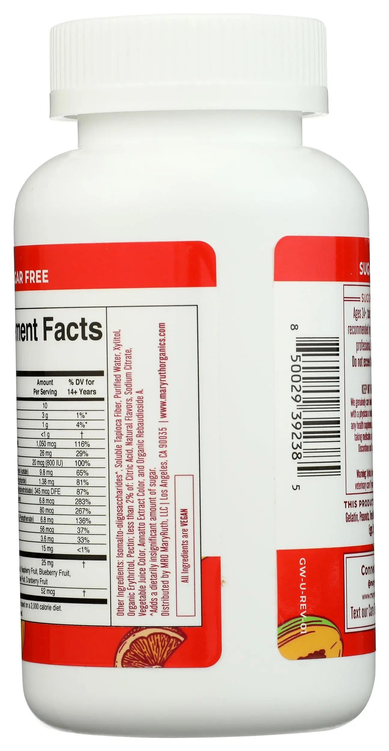 MaryRuth's Multivitamin Gummies for Men | Vitamin A, C, D, E, B6, B12, Biotin, Zinc | Energy Metabolism | Immunity | Bone Health | Cellular Health | Vegan | Non-GMO | Gluten & Sugar Free | 60 Count MARYRUTH'S Au supplements