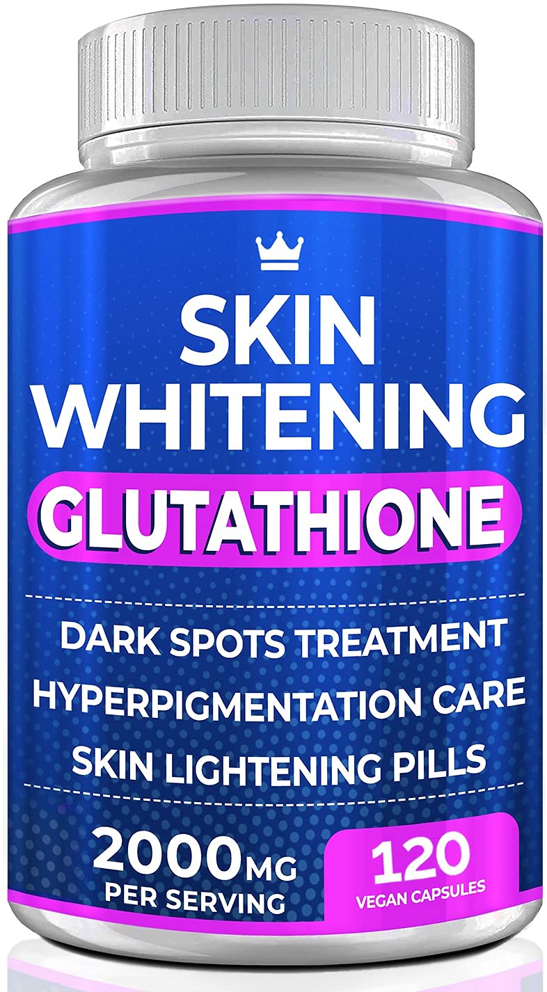 Glutathione Whitening Pills - 120 Capsules 2000mg Glutathione - Effective Skin Lightening NORTHERN CROWN COSMETICS Au supplements
