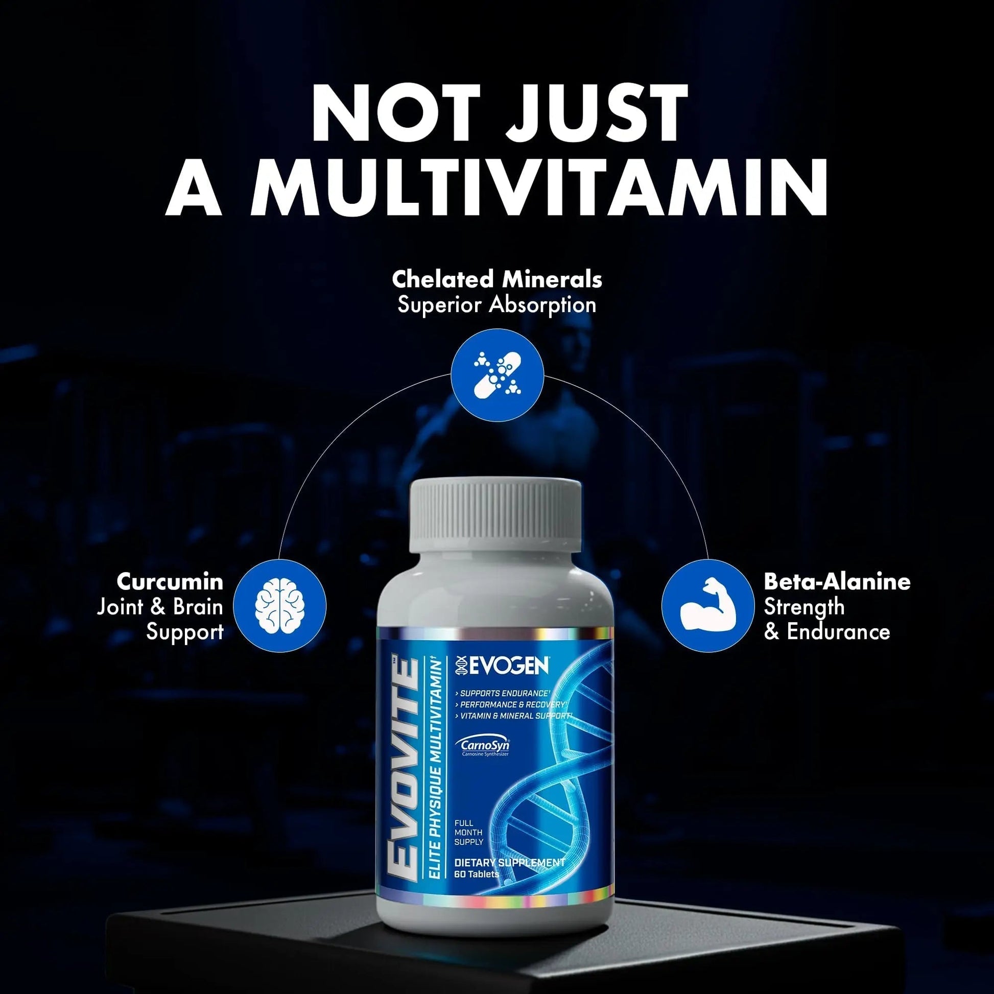 Evogen Evovite - Elite Physique Multivitamin for Women & Men | Advanced Formula for Endurance, Recovery, & Joint Health | Evogen Au supplements