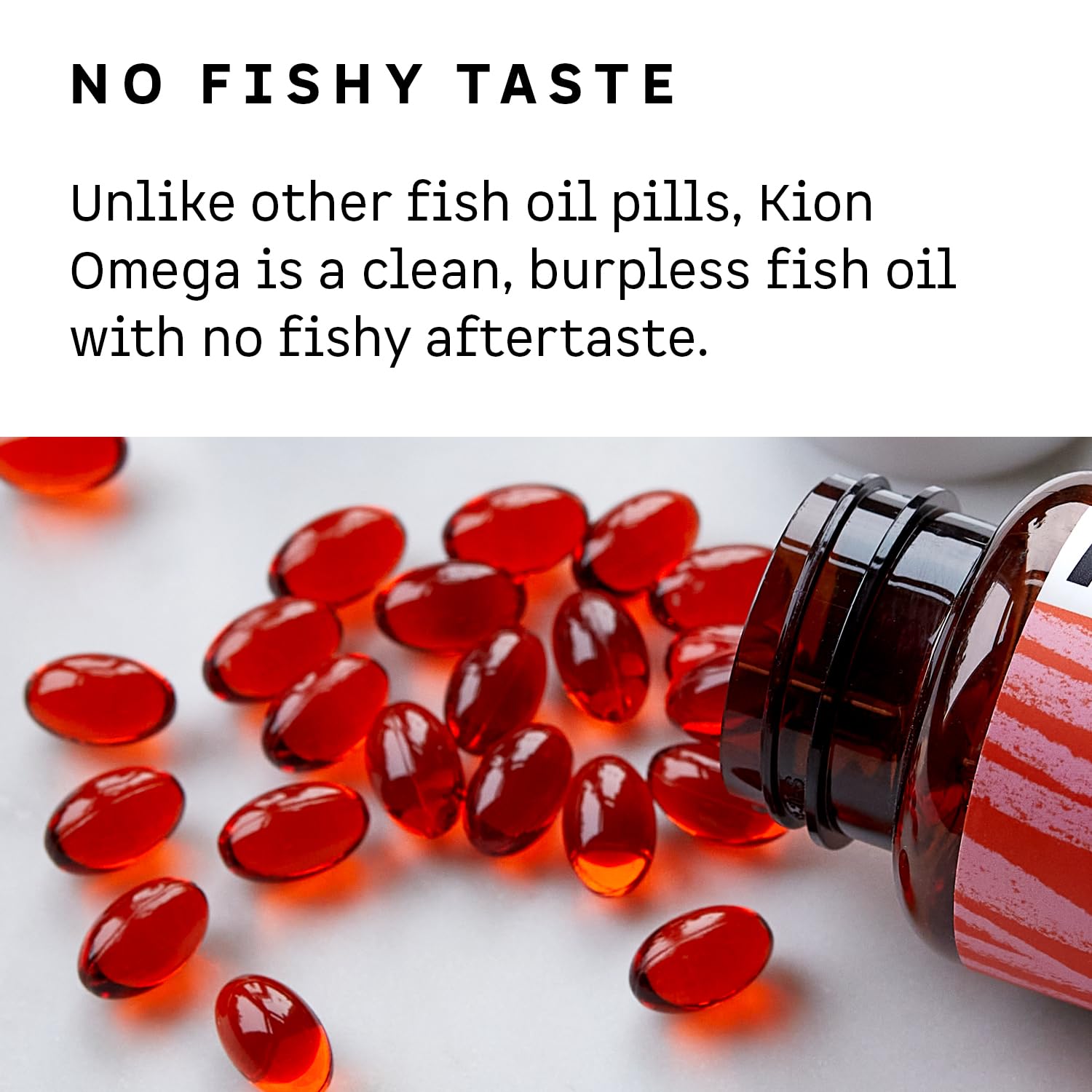 Kion Omega - Omega 3 Fatty Acid Supplements - DHA Supplements - Mini Fish Oil Softgels - Omega 3 DHA EPA Fish Oil Pills - Fish Oil 1,000 mg - 30 Servings Kion Au supplements