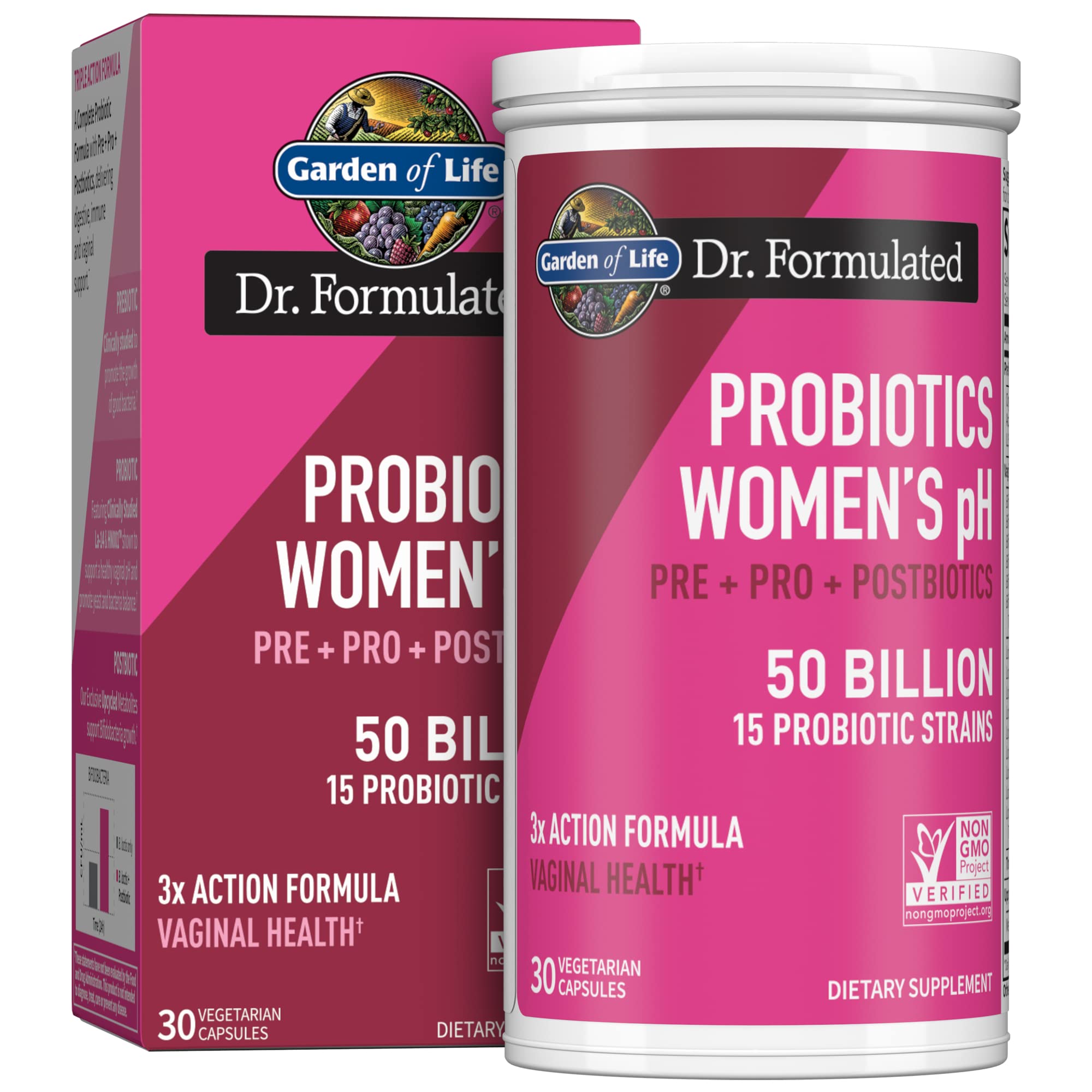 Garden of Life Dr Formulated Once Daily 3-in-1 Complete Prebiotics, Postbiotics Garden of Life Au supplements