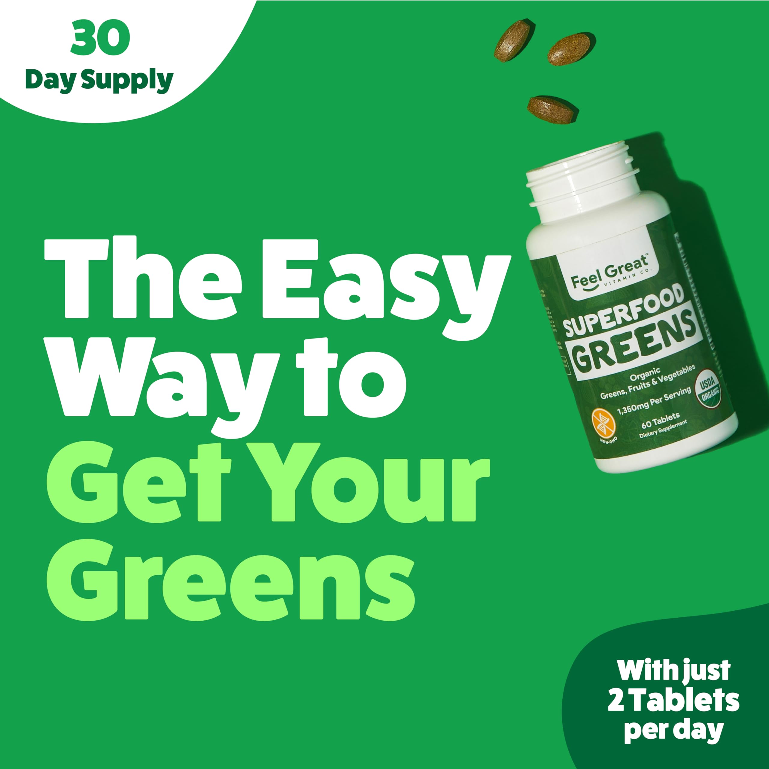 Superfood Greens by Feel Great Vitamin Co. | Organic Greens, Fruits and Veggies The Feel Great Vitamin Company Au supplements