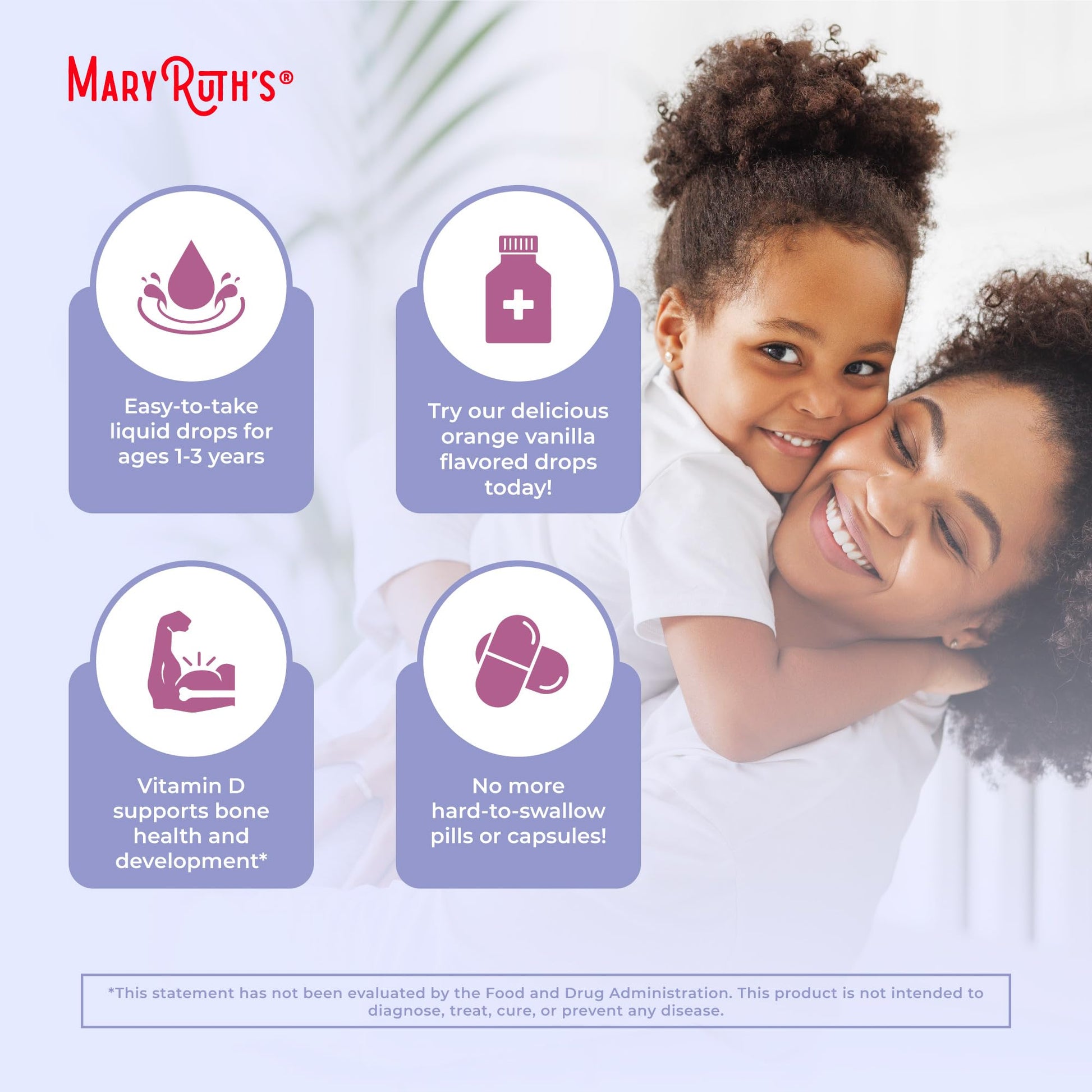 MaryRuth's Toddler Multivitamin | Vitamin A C D E B6 B12 Zinc | Healthy Growth Support | Immunity | Bone Health | Cognitive Function | Organic | Sugar Free | Vegan | Non-GMO | 2 Fl Oz | 30 Day Supply MARYRUTH'S Au supplements