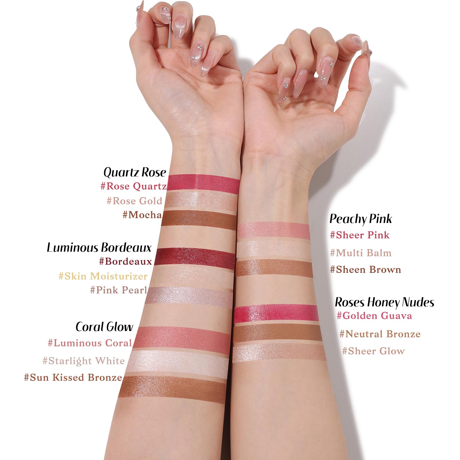 KIMUSE Face Sticks Trio, Cream Blush Stick & Highlighter Stick & Contour Stick for Sculpt the Cheeks, Long Lasting Cream Contour Stick Trio for Face Makeup, with Brush KIMUSE Au supplements