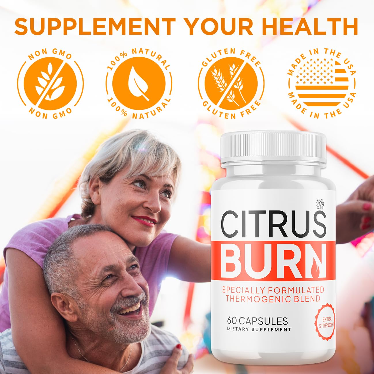 (2 Pack) Citrus Burn Capsules, Official CitrusBurn Pills with All Natural Ingredients, Advanced Citrus Burn for Optimal Health & Wellness Support with Premium Vitamins for Women & Men (120 Capsules) MJO Au supplements