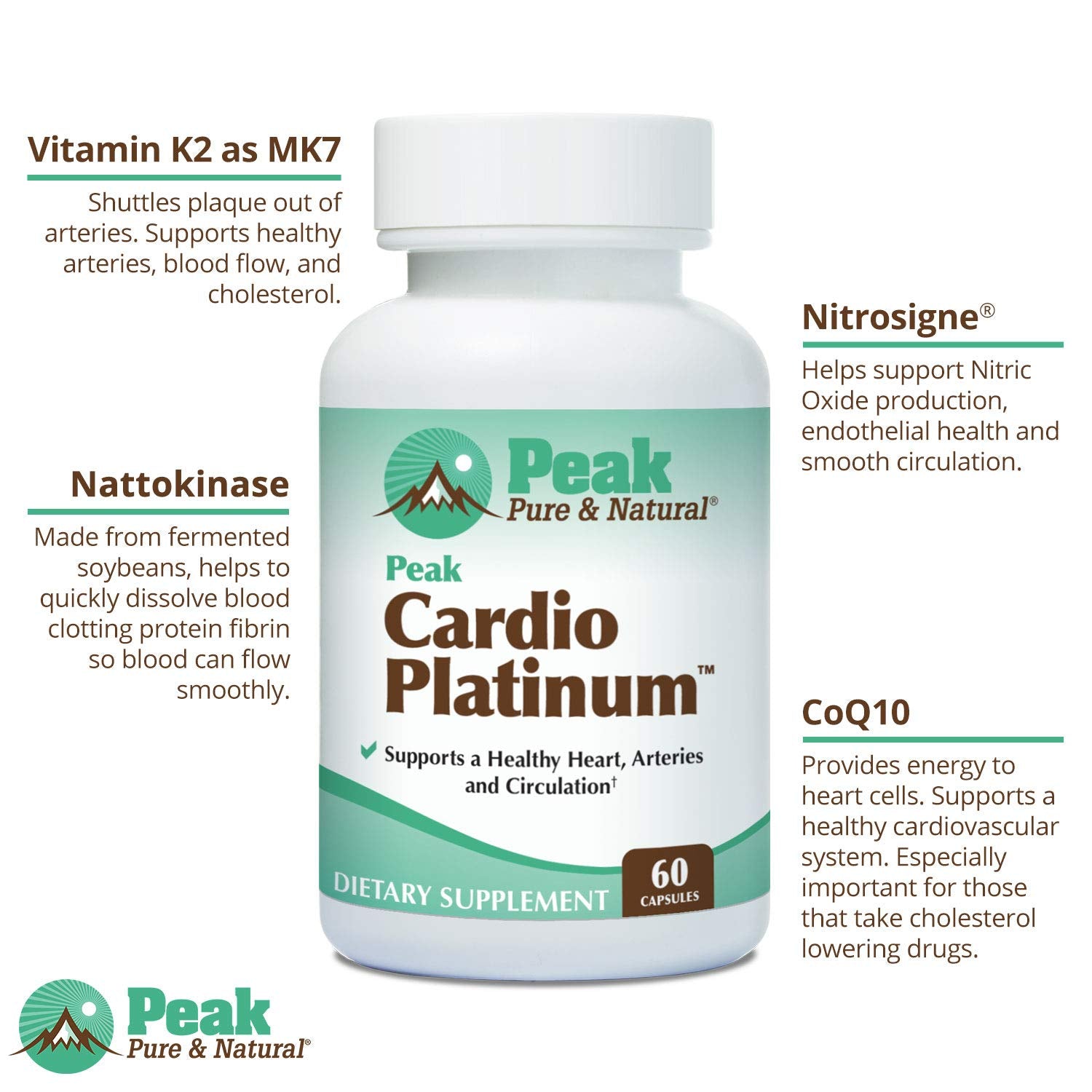 Peak Pure & Natural Peak Cardio Platinum Peak Pure & Natural Au supplements