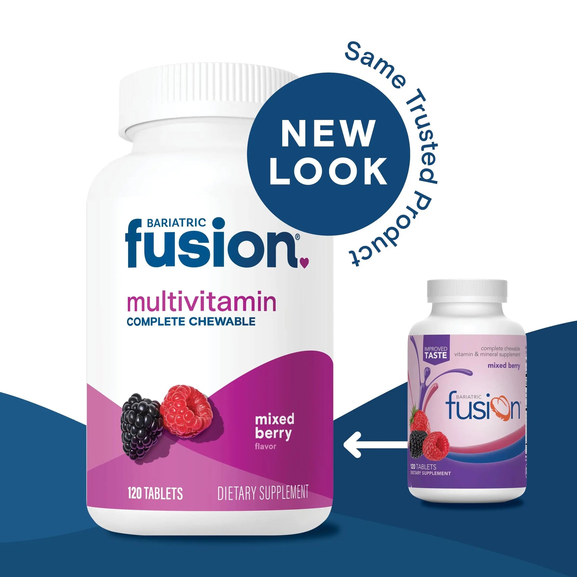 Bariatric Fusion Bariatric Multivitamin with Iron Complete Chewable | Mixed Berry | Post Bariatric Vitamins Bariatric Fusion Au supplements