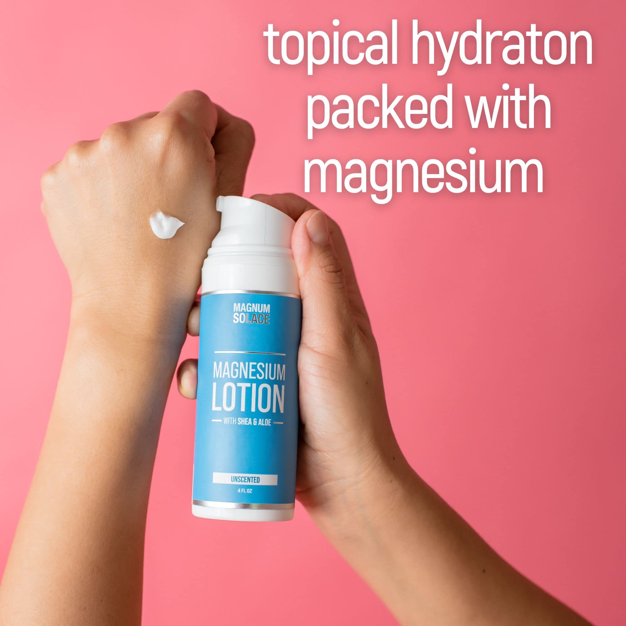 Magnesium Lotion with Shea Butter – Apply to Legs – Alternative to Topical Magnesium Cream Magnum Solace Au supplements