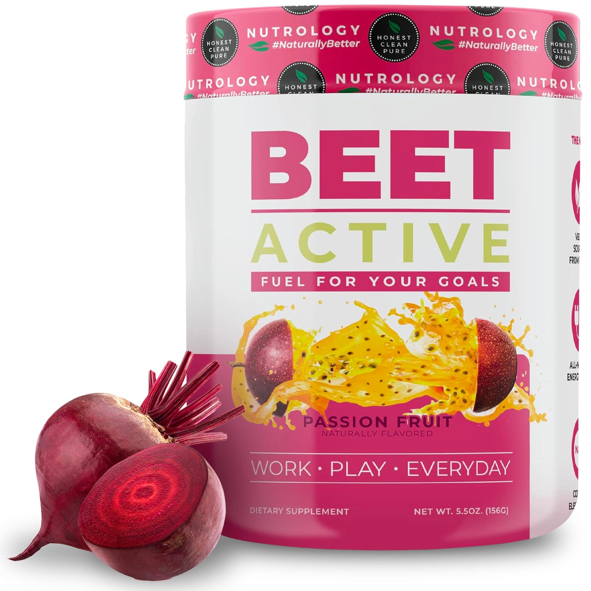 Nutrology Beet Active, Natural Pre-Workout Powder, Supports Energy, Endurance & Nitric Nutrology Au supplements