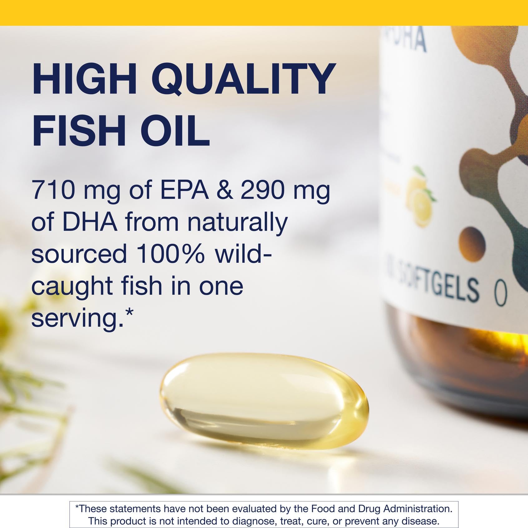 Metagenics OmegaGenics EPA-DHA 1000 mg - High Potency Omega-3 Fish Oil Supplement for Heart, Brain & Joint Health* - Sustainably Sourced - 60 Softgels Metagenics Au supplements