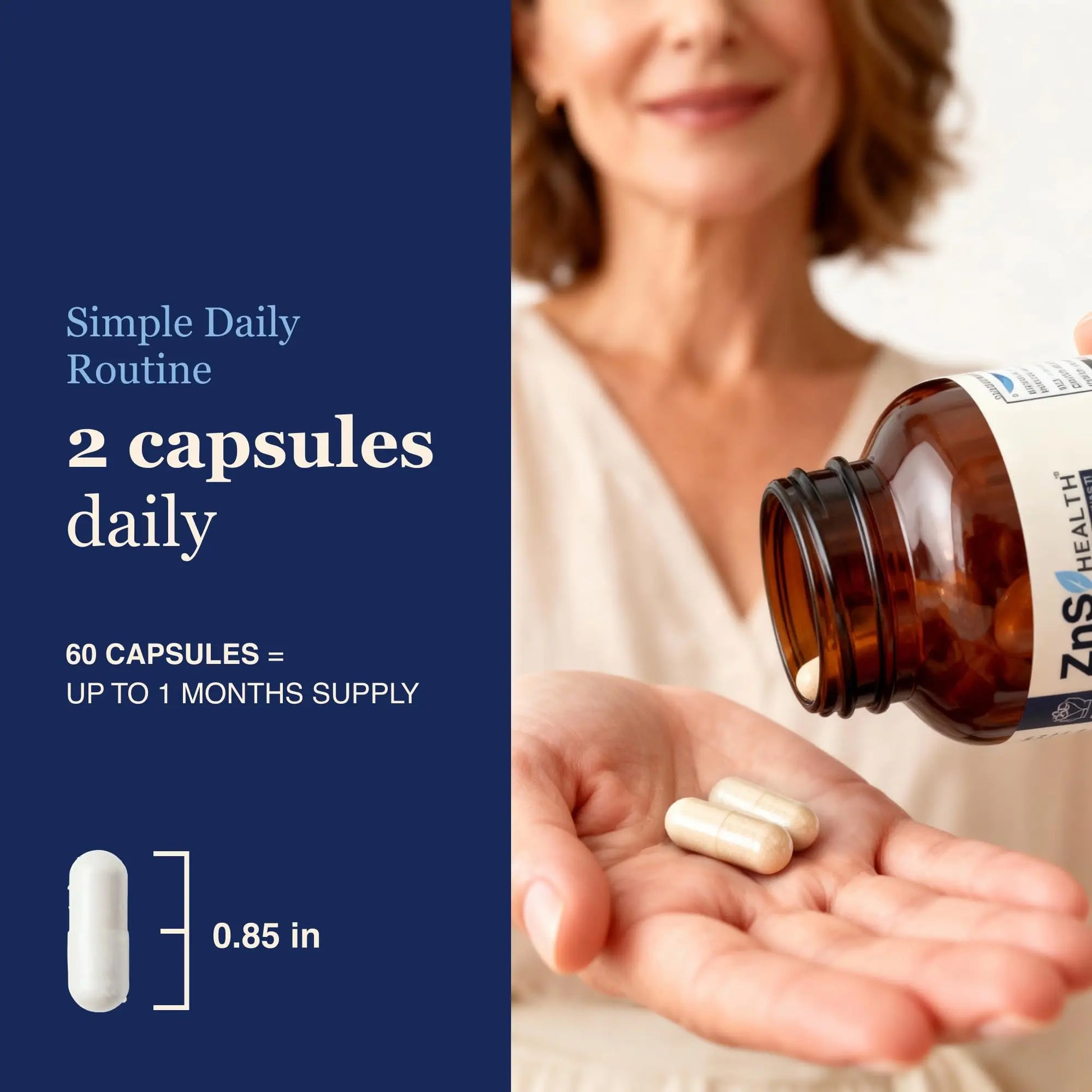 ZnS Health Spectrum 5 Magnesium Complex for Women & Men – 5 Magnesium Complex Supplement with Glycinate, Malate, Citrate & Hydroxide for Sleep, Muscle Recovery & Calm – 500mg Vegan – 60 Capsules ZnS Health Au supplements