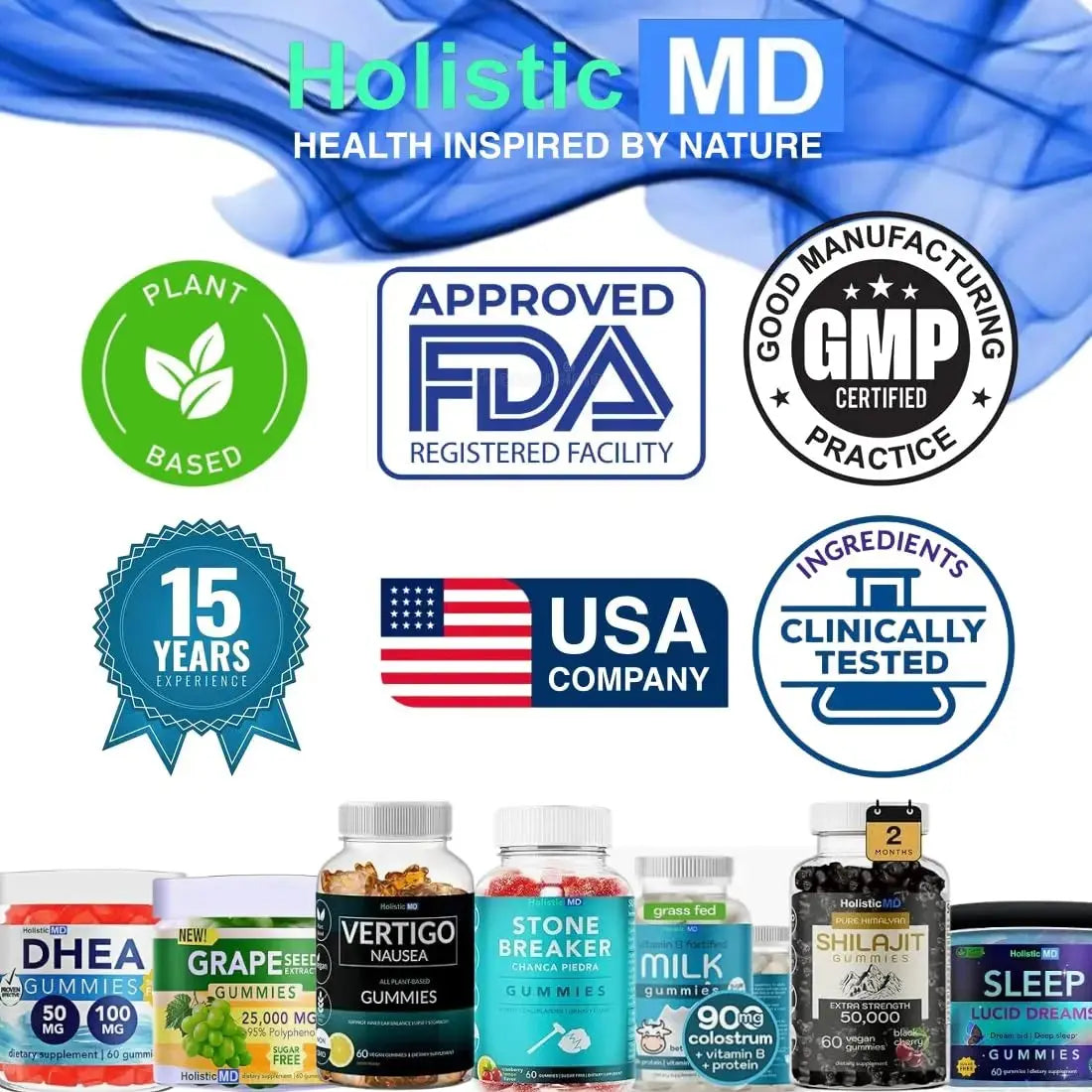 Holistic MD Stone Breaker Chanca Piedra 1,500mg Gummies Kidney Stones Cleanse Gallbladder Formula | Plus Cranberry Extract Might Help Urinary Tract Flush Impurities | Fast Absorption Sugar Free 60ct Holistic MD uk supplements