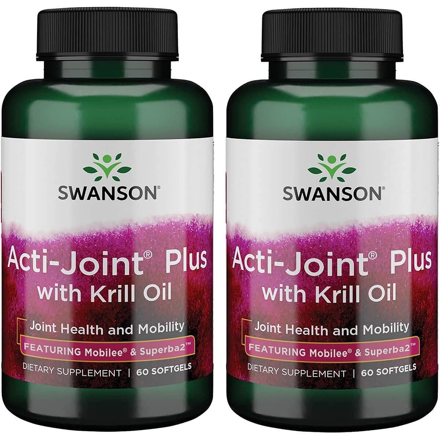 Swanson Acti-Joint Plus with Krill Oil 60 Sgels (2 Pack) Swanson Au supplements