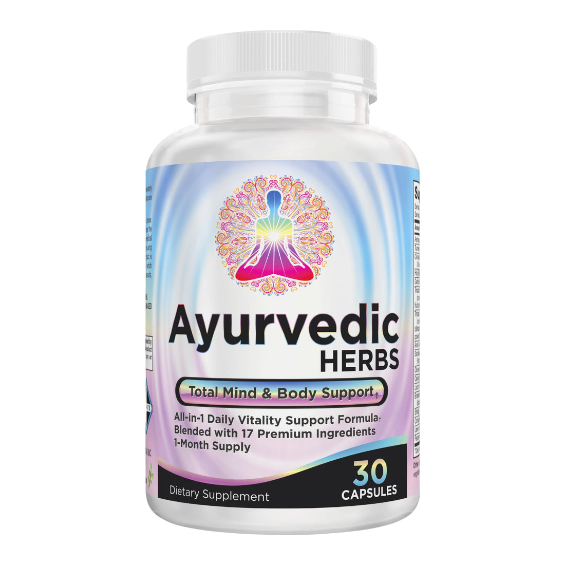 Ayurvedic Herbs 17-in-1 Supplement | Mind & Body Balance | Ayurveda Health Support Blend | Ayurvedic Supplements | 1-Month Supply | 30 Capsules Elevate Recovery Supplements Au supplements