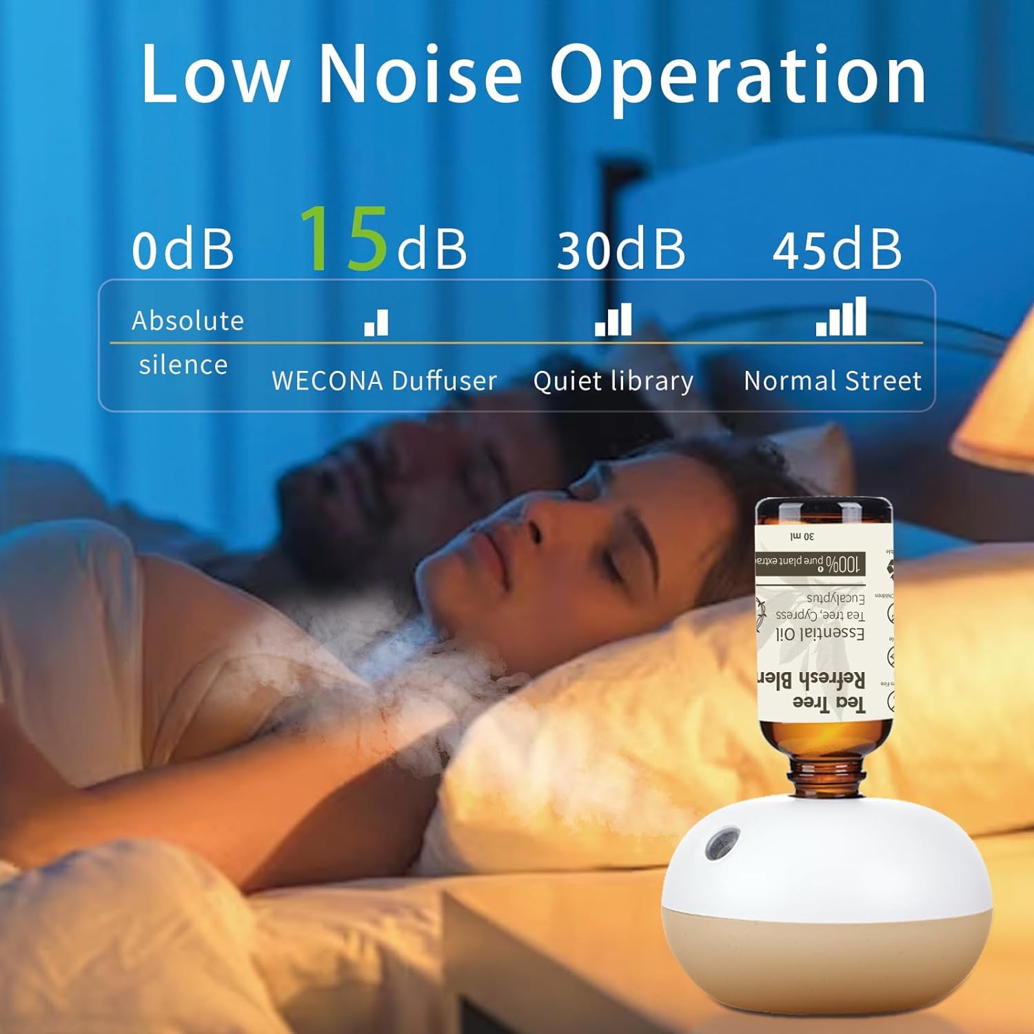 Waterless Essential Oil Diffuser - Use a USB-c Plug-in Essential Oils Diffuser - 2 Mist Modes WECONA Au supplements
