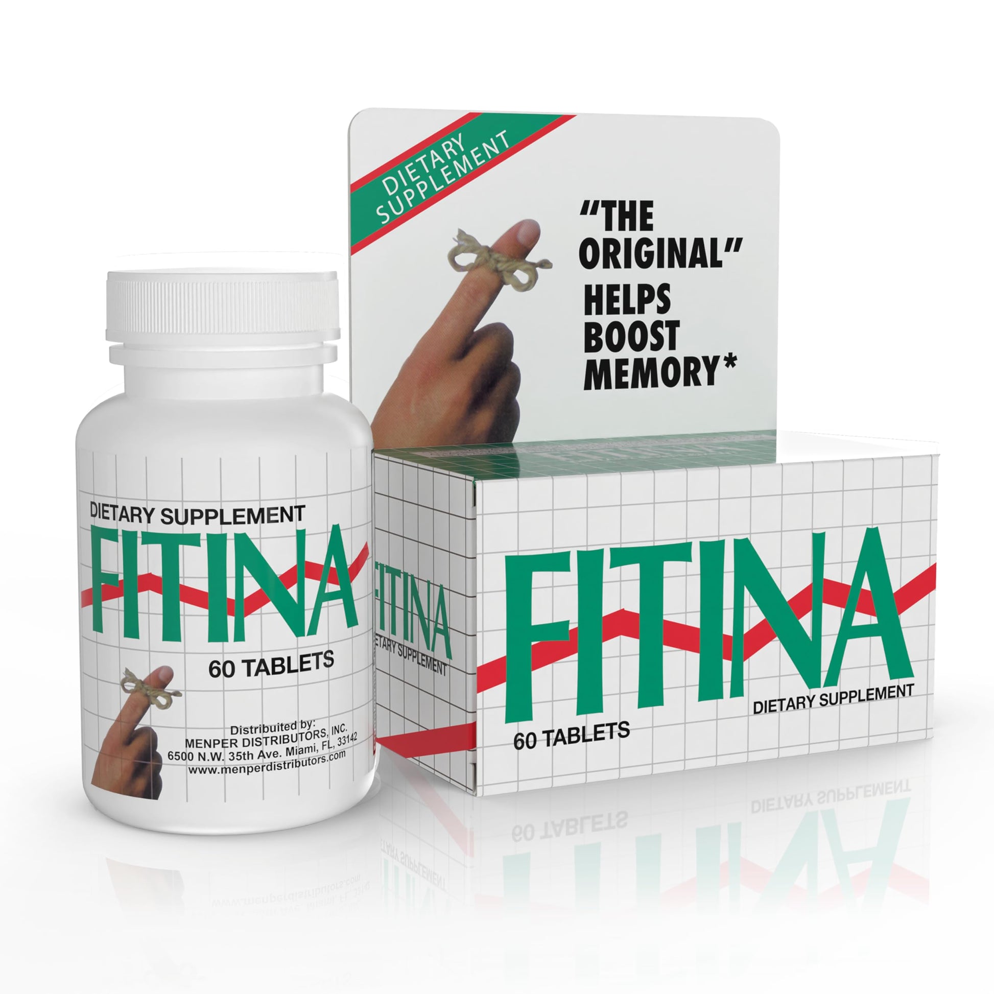 FITINA Brain Supplement with Vitamin B6 & Thiamine for Memory, Focus and Cognitive Support | High-Dose B Vitamins for Nervous System Brain Health, Daily Formula for Adults, 60 Tablets (1-Pack) Fitina Au supplements