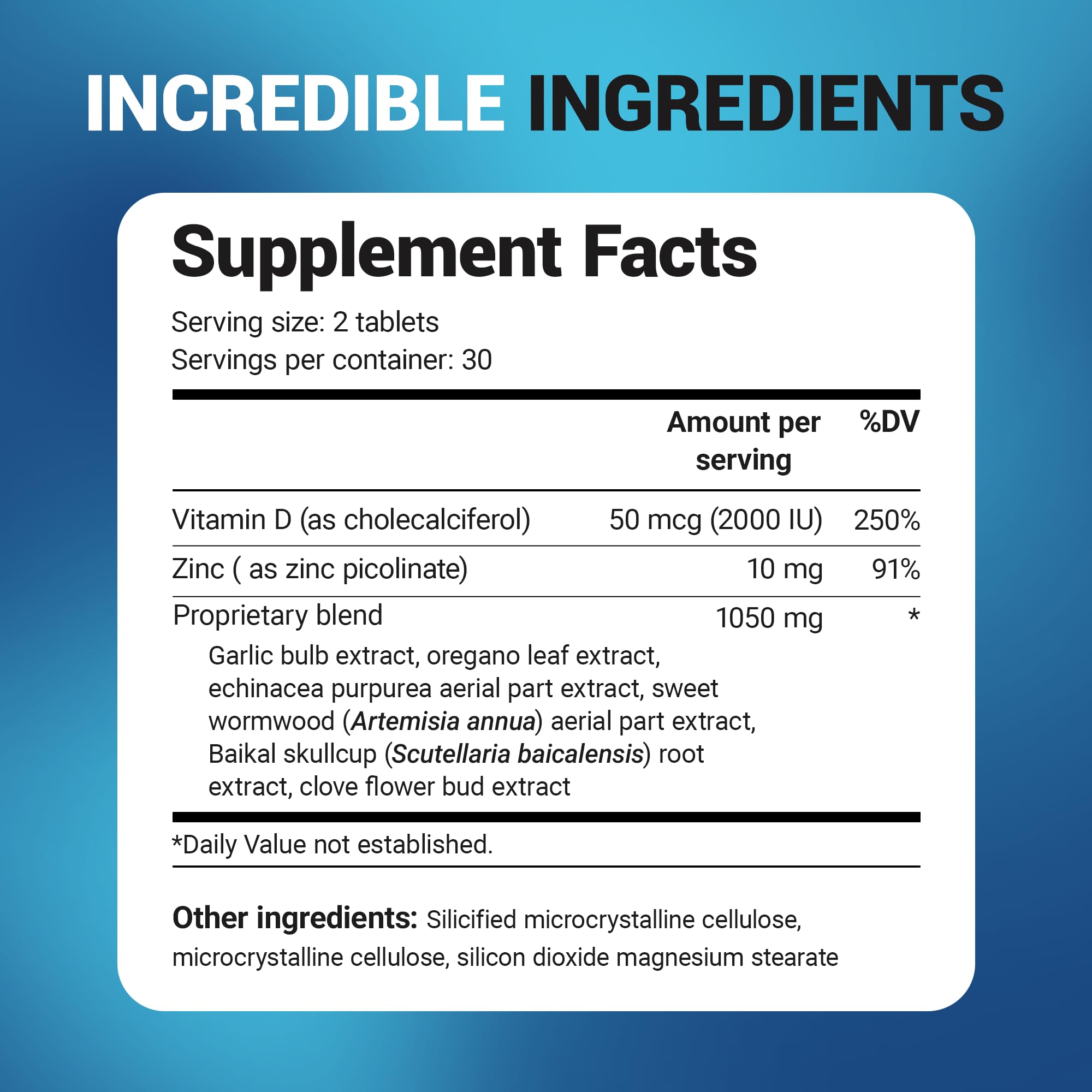 Dr. Berg Emergency Immune Support w/Echinacea - Potent Blend of Herbal Extracts (Warning: Strong Herbal Smells) - Immune Support Supplement Includes 2,000 IUs of Vitamin D & 10mg of Zinc - 60 Tablets Dr. Berg Nutritionals Au supplements