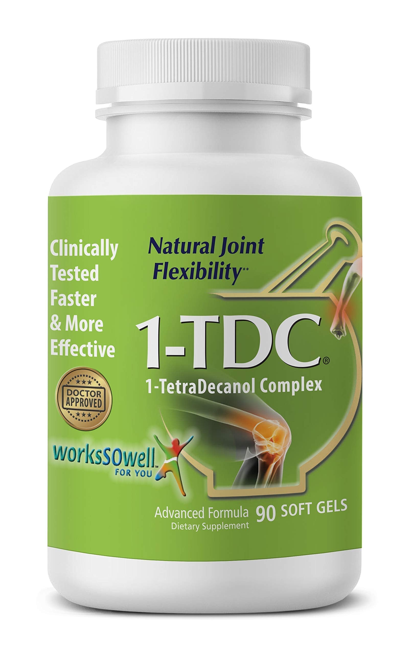1-TDC Joint & Muscle Health 90 Gels and Joint & Muscle Relief Cream 4 oz Bundle 1-TDC Au supplements